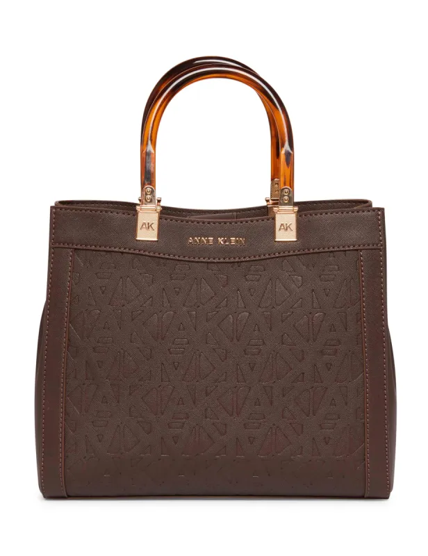 Embossed AK Convertible Satchel sold by Anne Klein