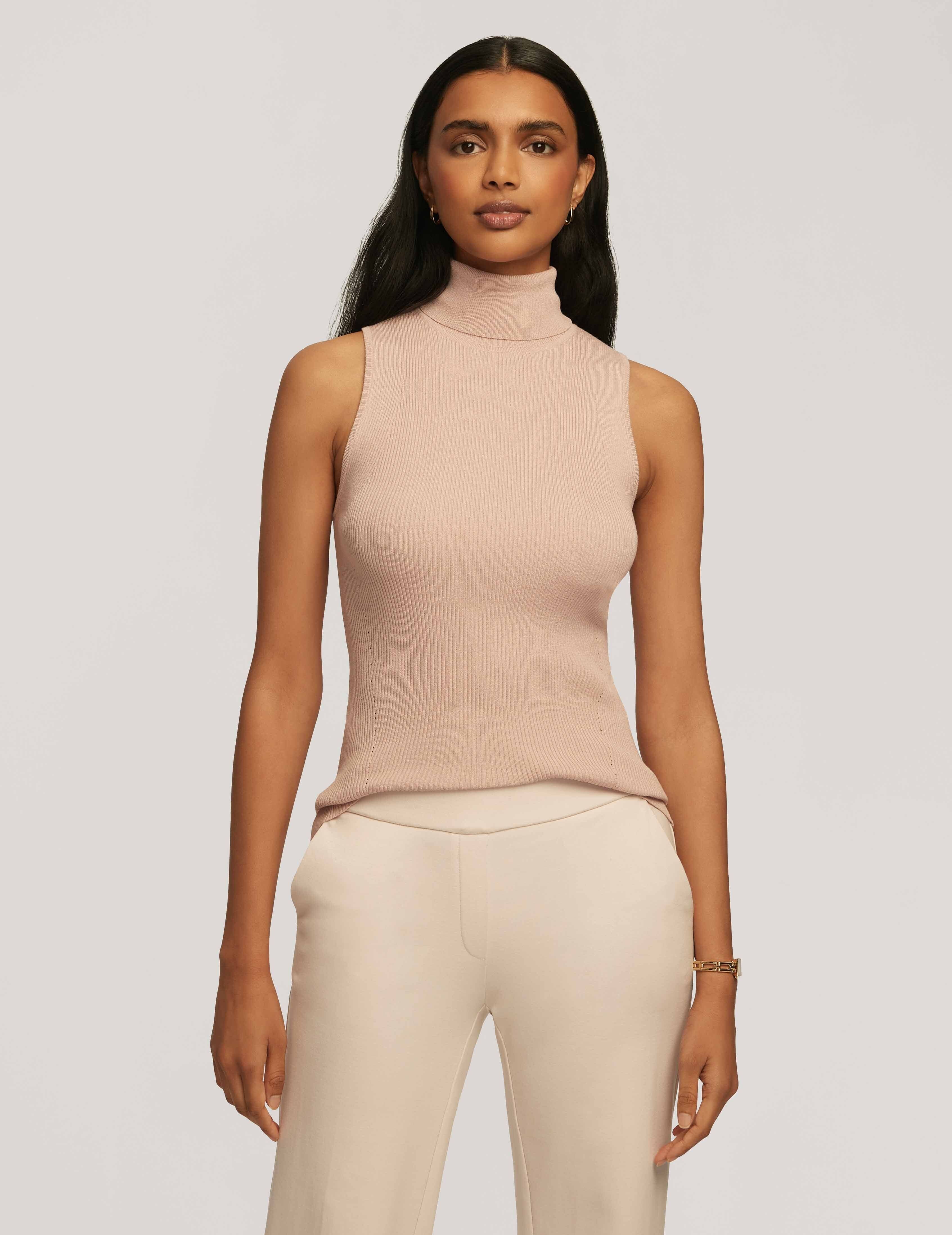 Sleeveless Rib Turtleneck- Clearance sold by Anne Klein product image thumbnail 3