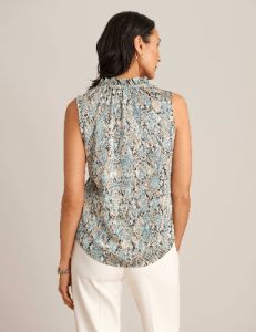Sleeveless Tulla Blouse sold by Anne Klein