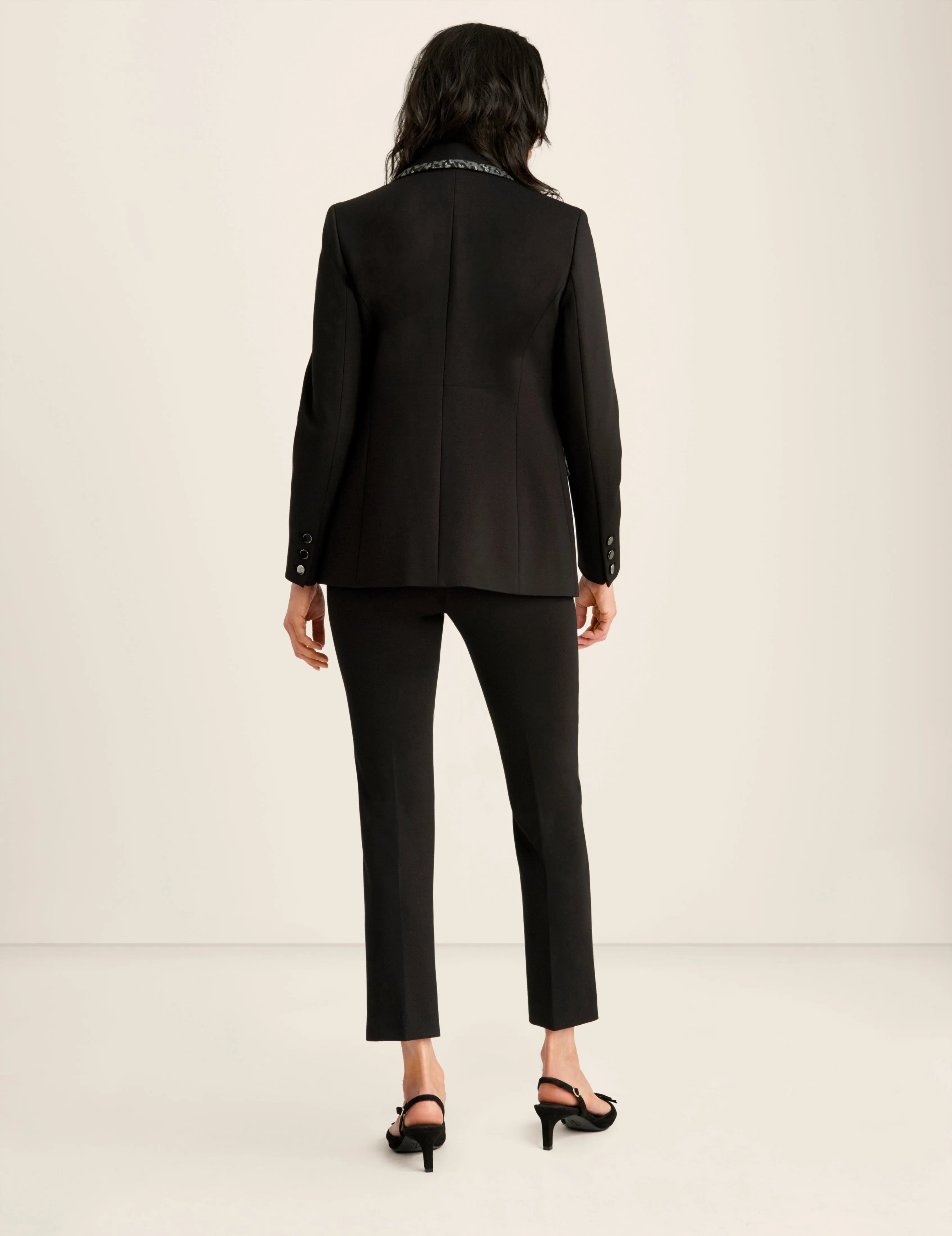 Compression Faux Double Breasted Jacket sold by Anne Klein product image thumbnail 2