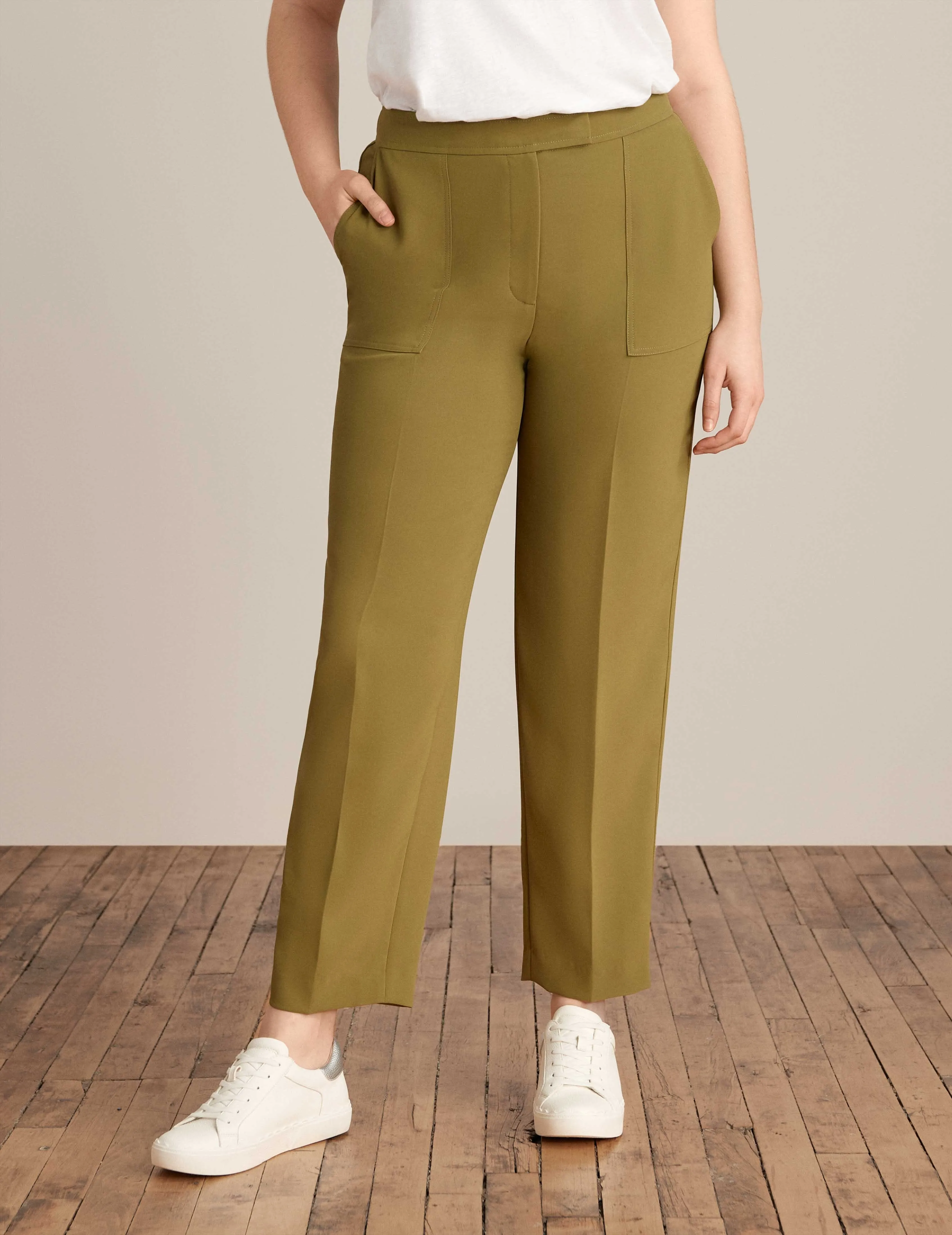 High Rise Patch Pocket Pants sold by Anne Klein product image thumbnail 2