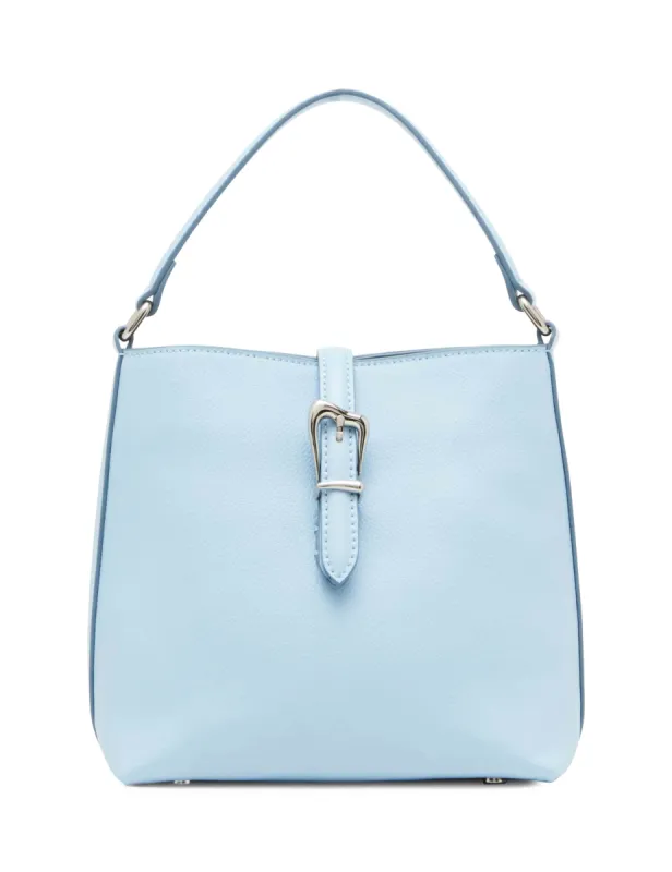 Sculpted Buckle Bucket Bag sold by Anne Klein