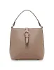 Sculpted Buckle Bucket Bag sold by Anne Klein