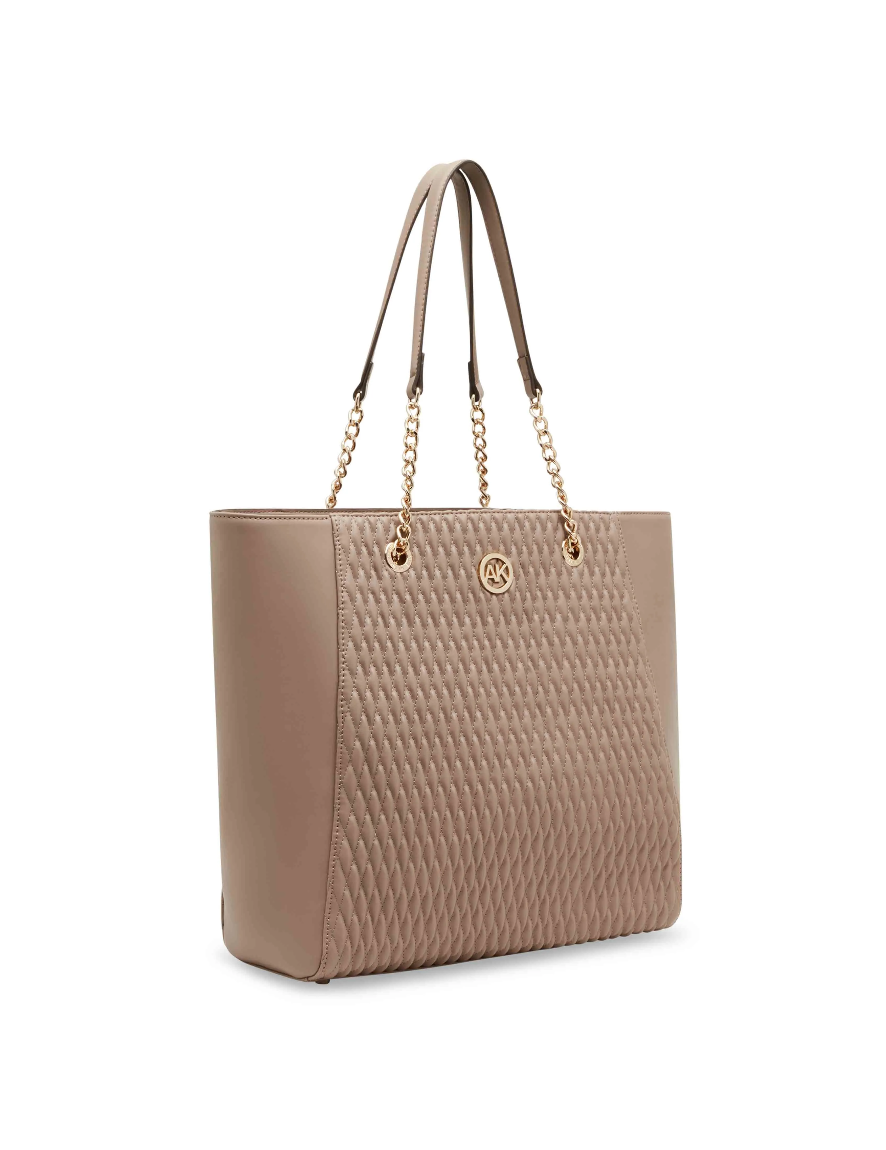 Medium Ruched Tote With Chain Straps sold by Anne Klein product image thumbnail 3