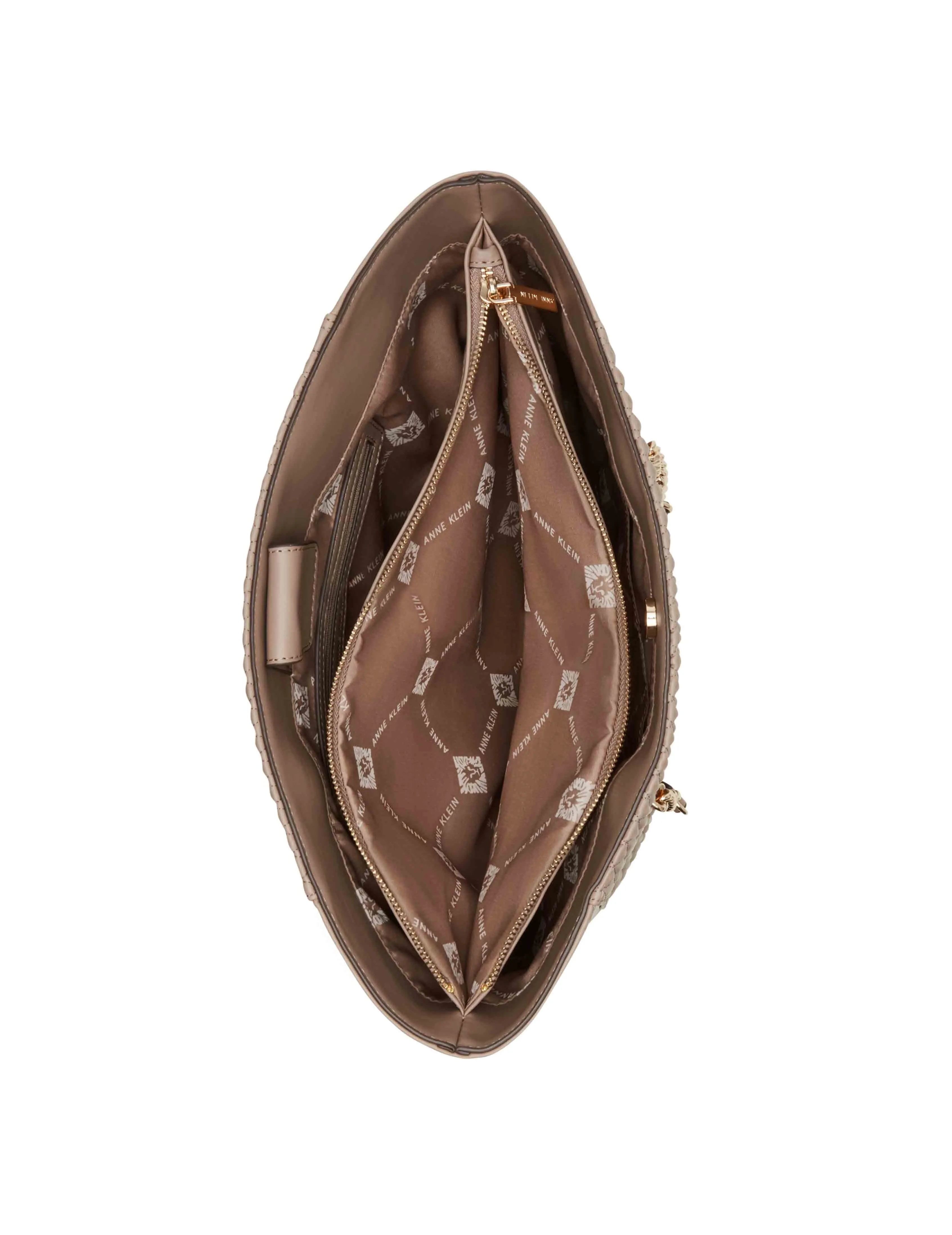 Medium Ruched Tote With Chain Straps sold by Anne Klein product image thumbnail 2