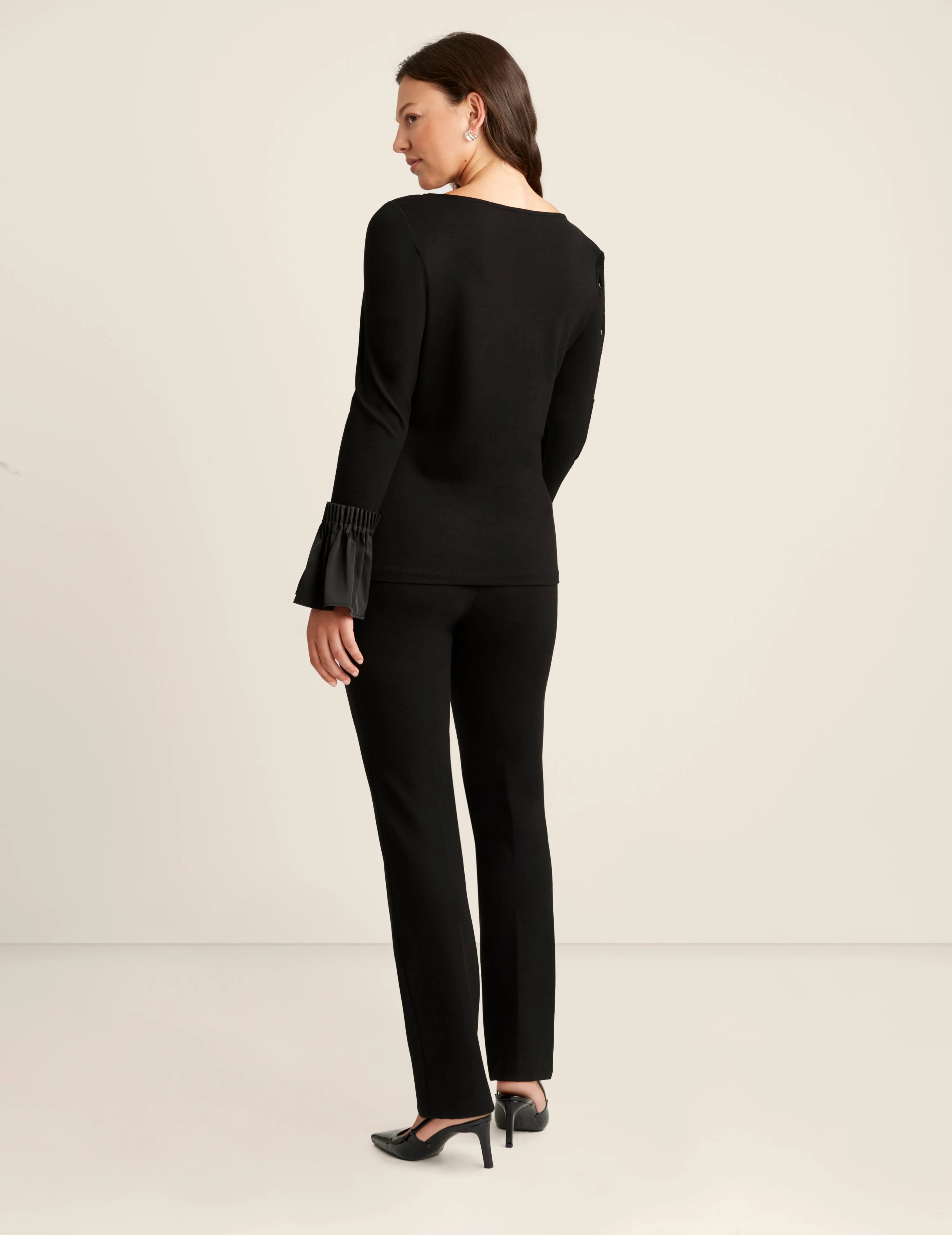 Serenity Knit Boatneck Tee sold by Anne Klein product image thumbnail 3