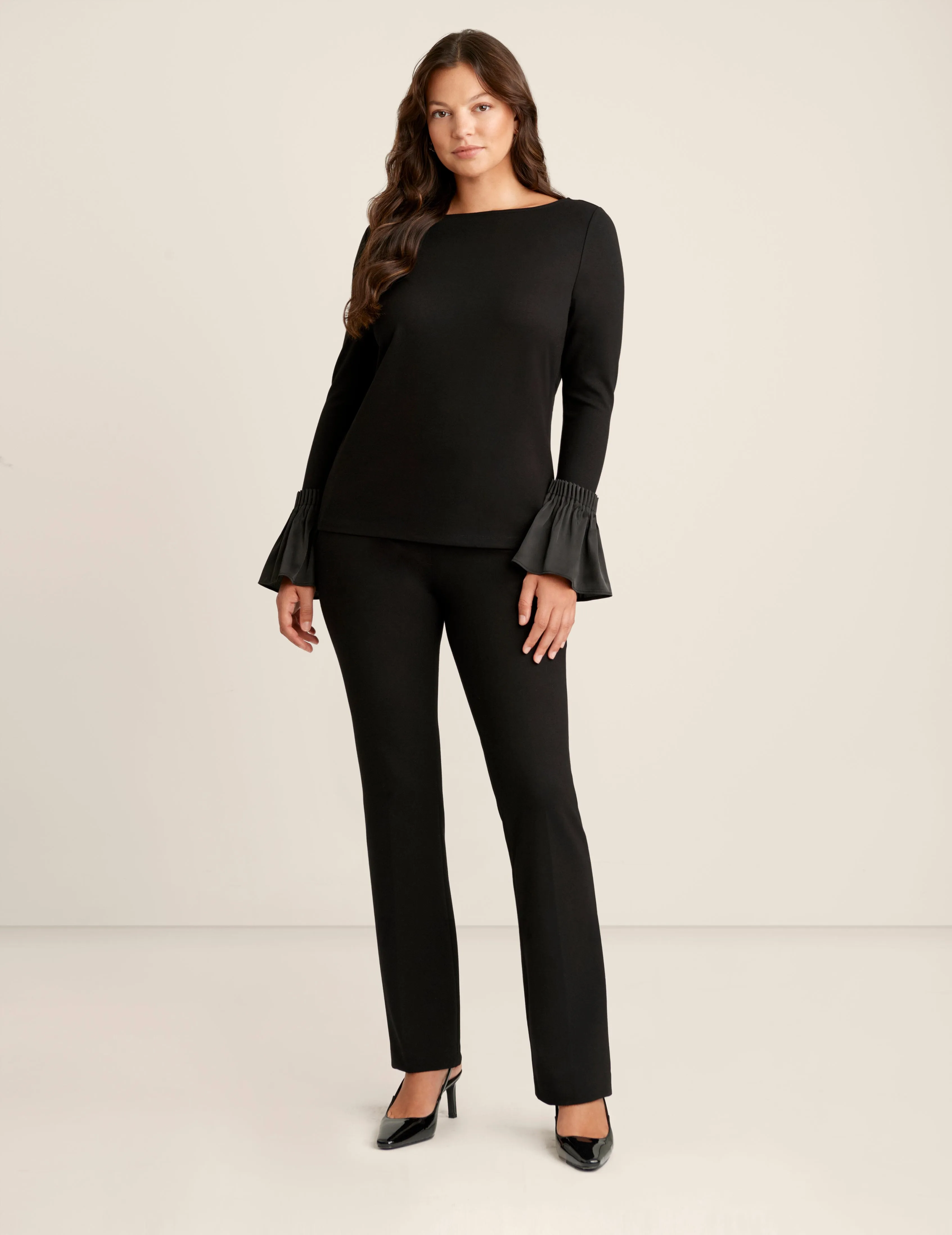 Serenity Knit Boatneck Tee sold by Anne Klein