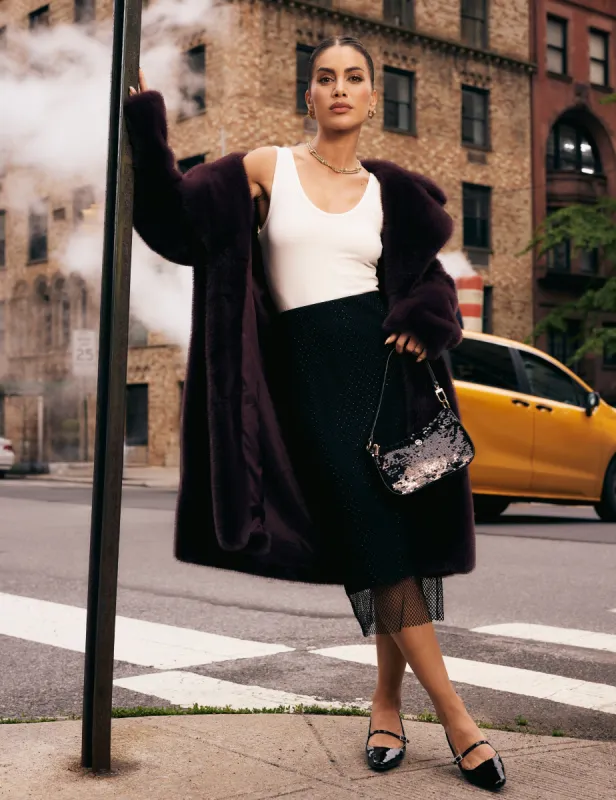 Pull-On Slim Midi Skirt sold by Anne Klein