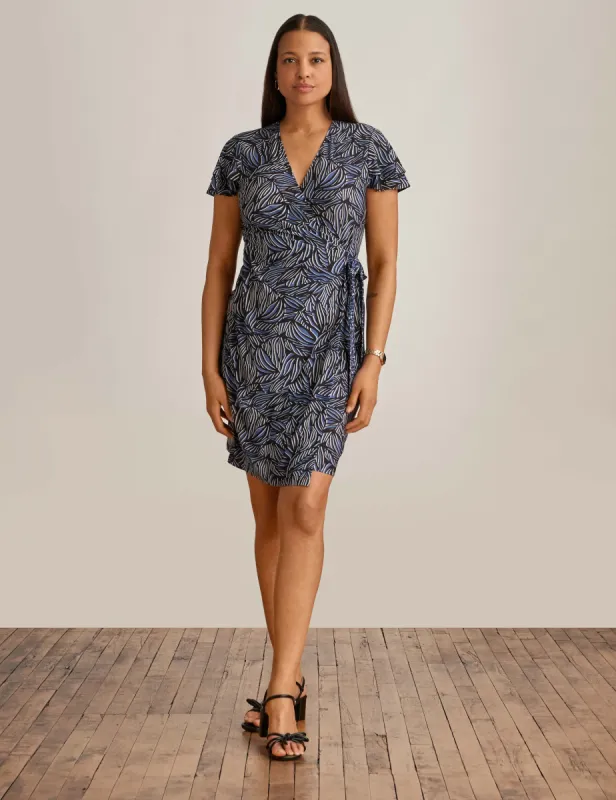 Flutter Sleeve Wrap Dress - Sale sold by Anne Klein
