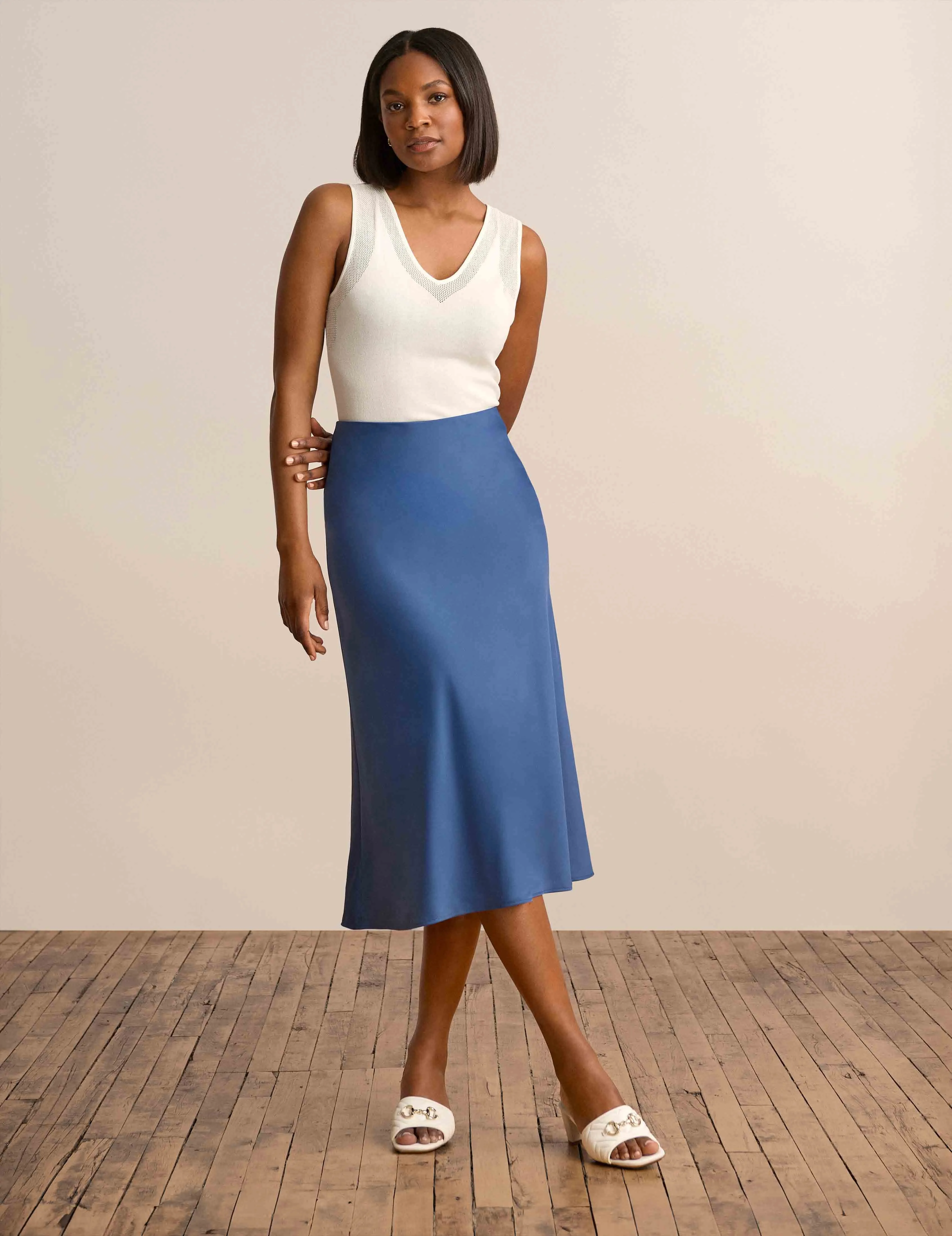 Bias Flared Skirt - Sale sold by Anne Klein