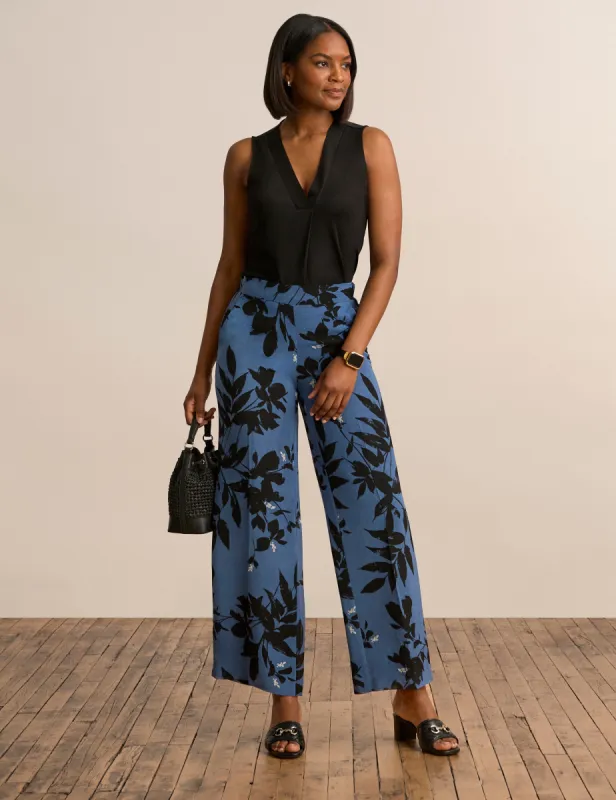 Elastic Back Wide Leg Pant - Sale sold by Anne Klein