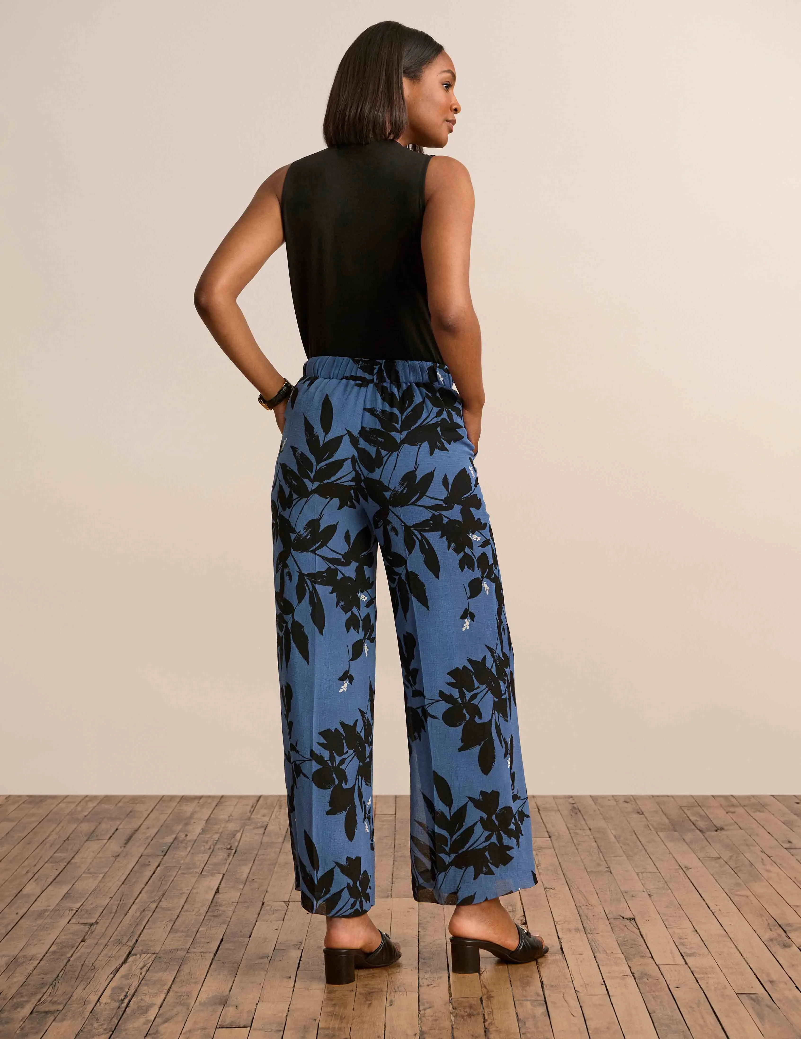 Elastic Back Wide Leg Pant - Sale sold by Anne Klein product image thumbnail 2