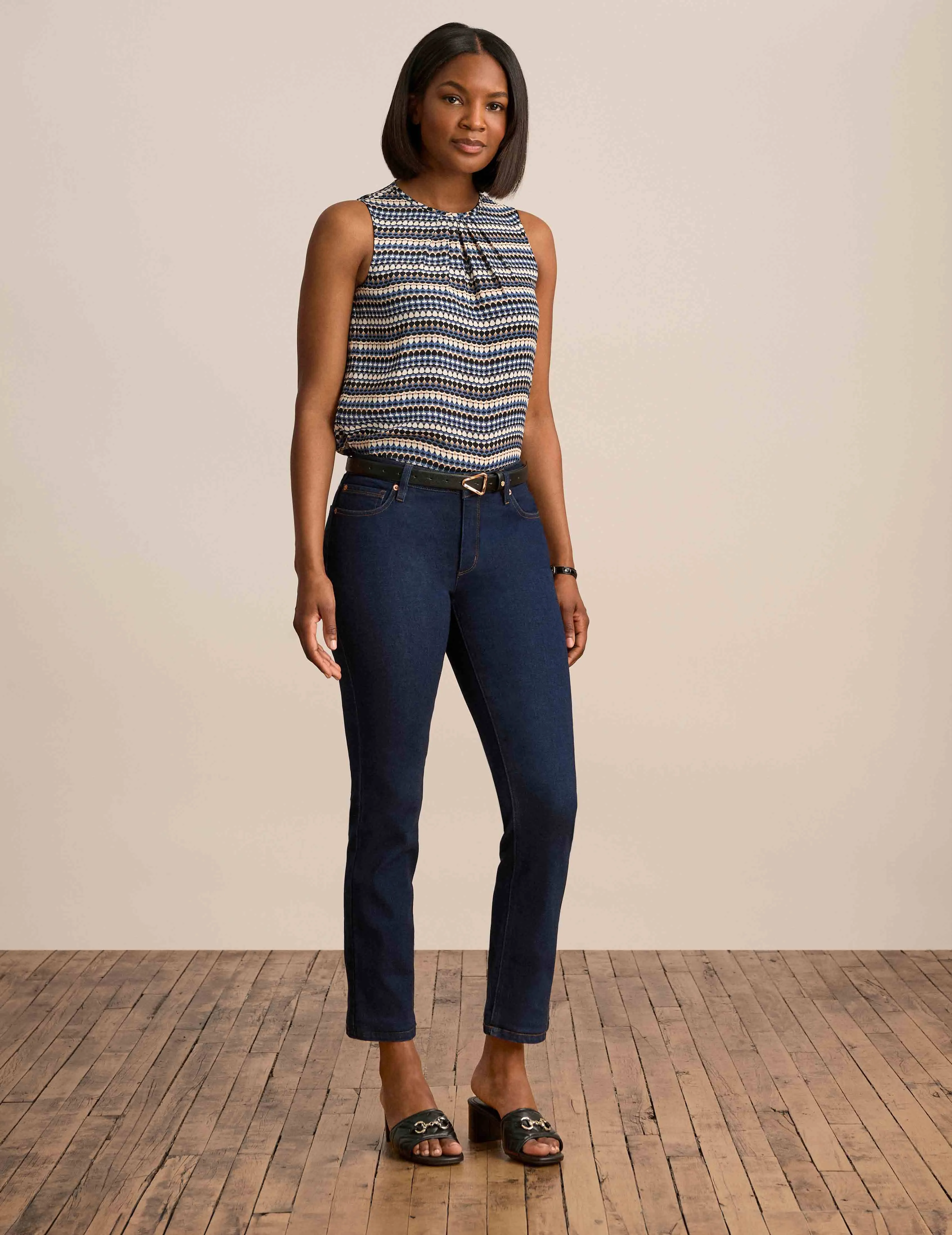 Sleeveless Jewel Neck Blouse - Sale sold by Anne Klein product image thumbnail 3