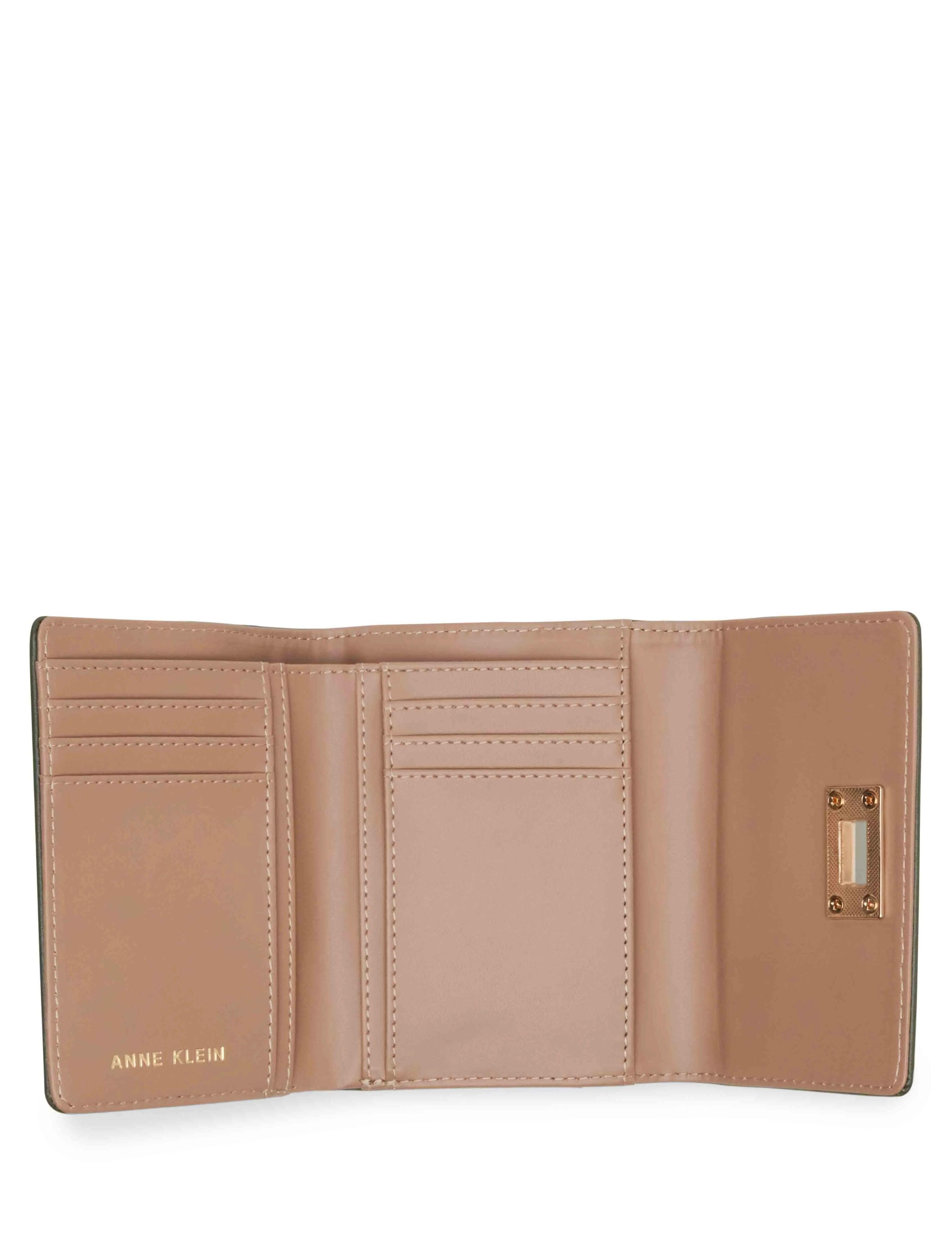 Medium Flap Wallet With Enamel Turn Lock sold by Anne Klein product image thumbnail 2