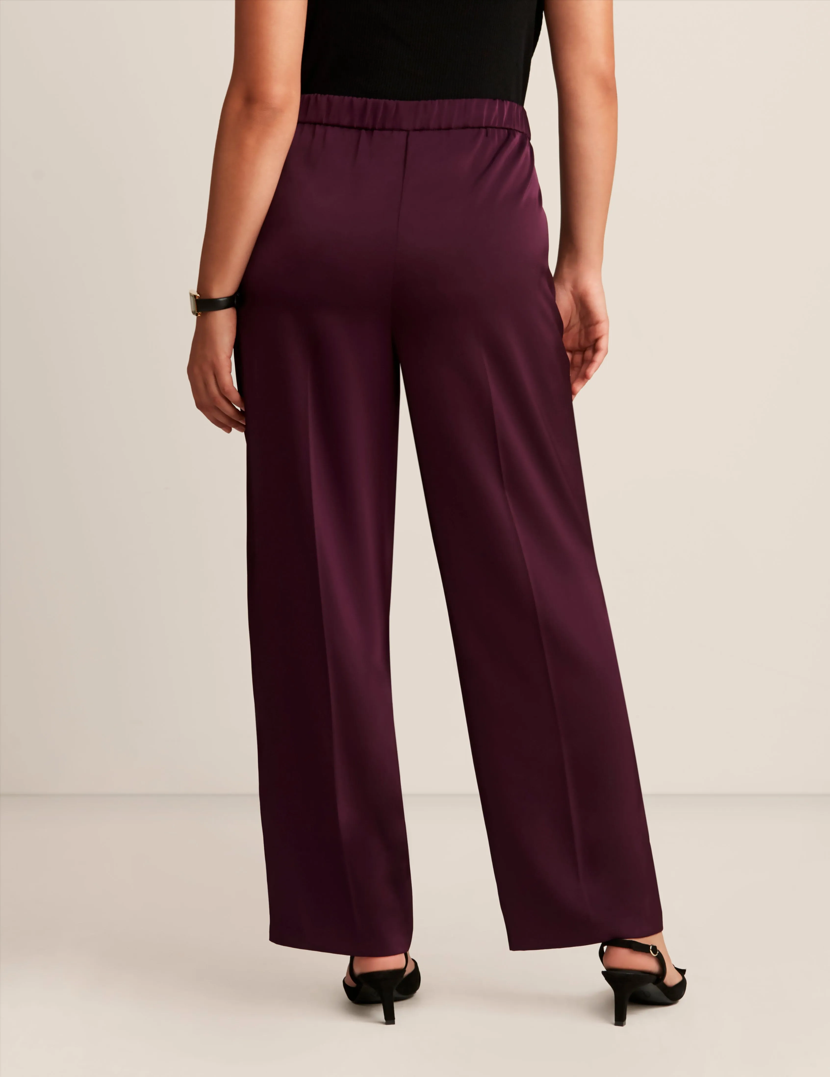 Pull On Slash Pocket Wide Leg Pant sold by Anne Klein product image thumbnail 2