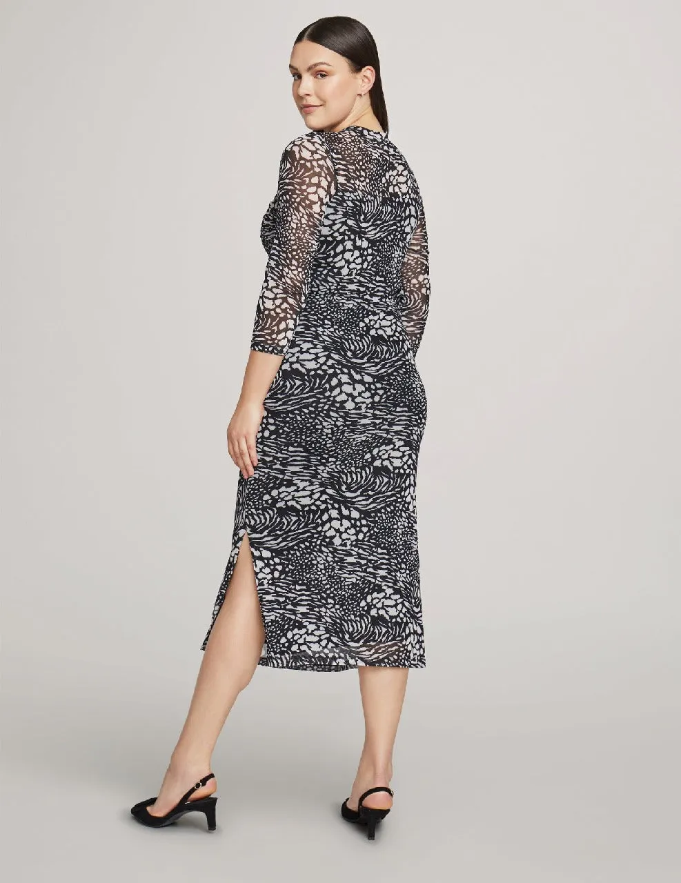 Side Ruched Midi Dress - Sale sold by Anne Klein product image thumbnail 2