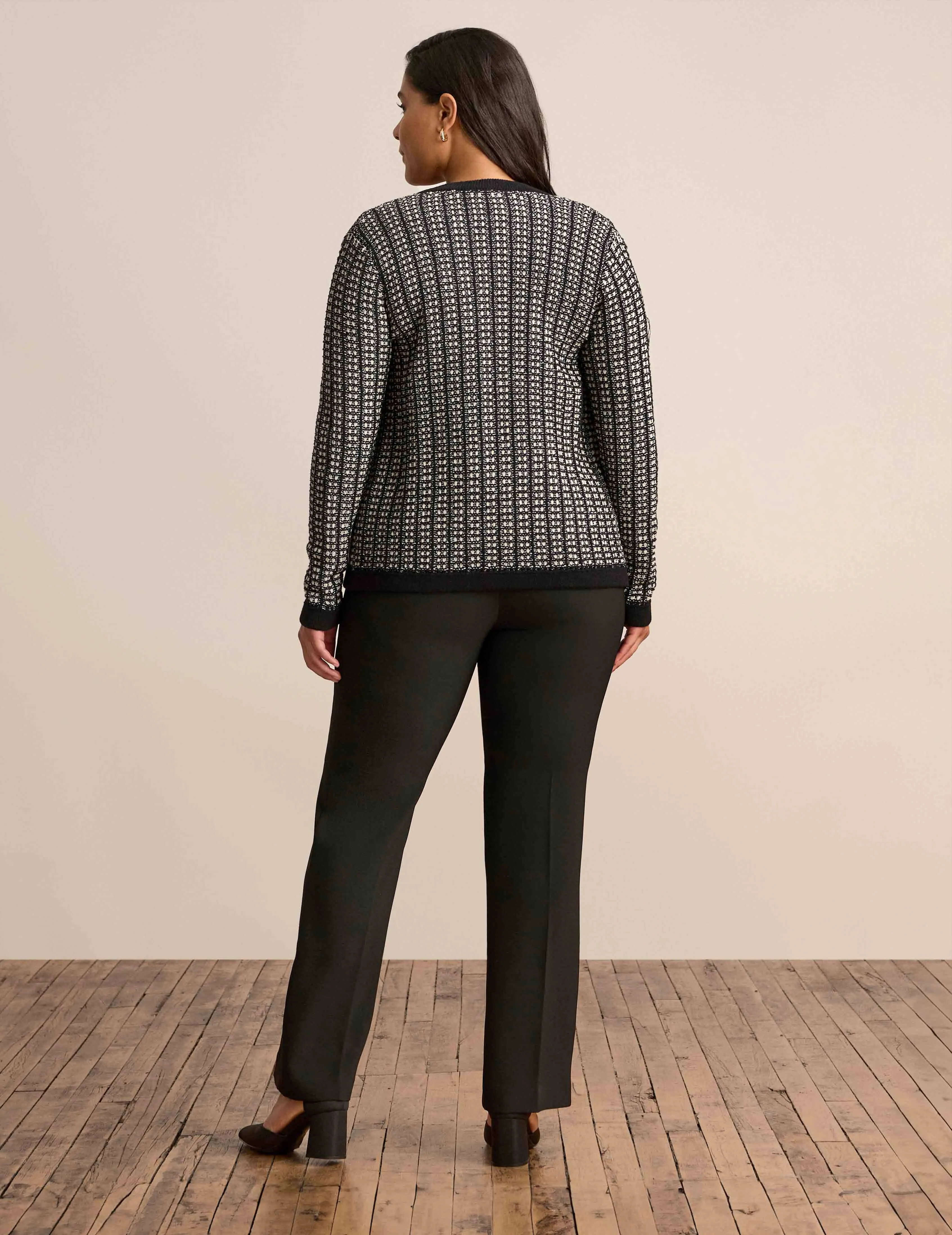 Texture Kissing Front Cardigan - Sale sold by Anne Klein product image thumbnail 2