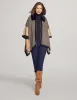 Zip Front Poncho With Fur - Sale sold by Anne Klein