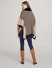 Zip Front Poncho With Fur - Sale sold by Anne Klein