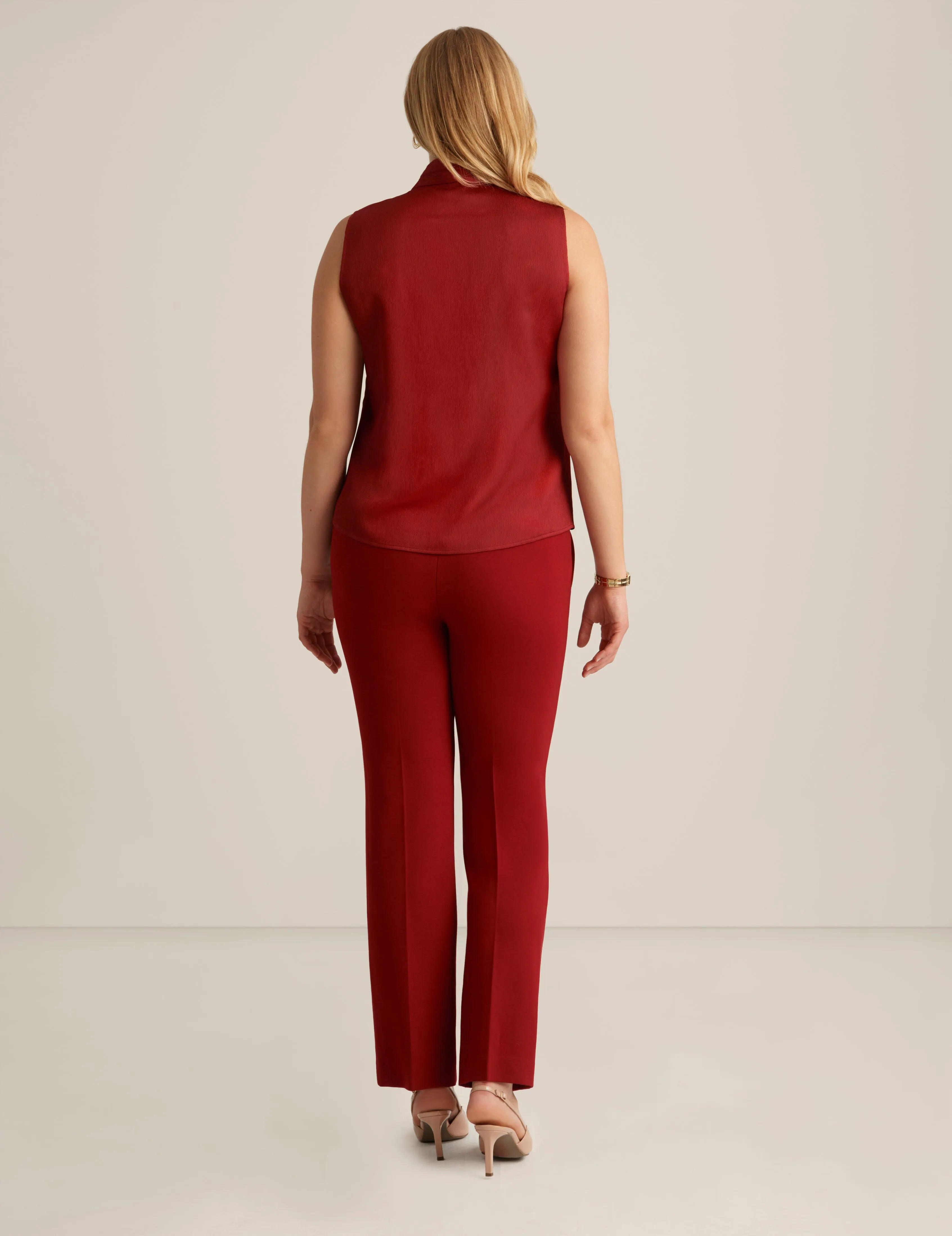 Sleeveless Tie Neck Blouse sold by Anne Klein product image thumbnail 2