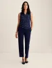 Printed Ity Triple Pleat Top sold by Anne Klein