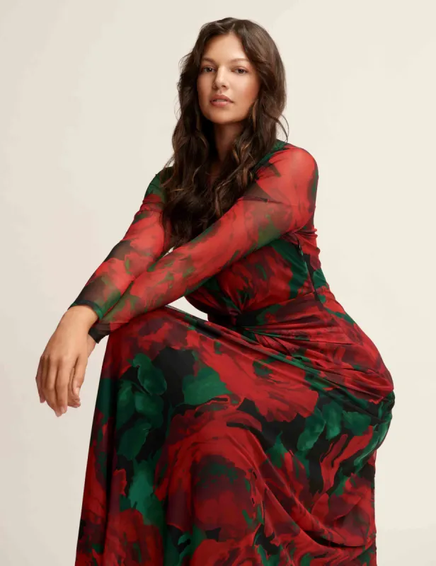 Twist Front Maxi Dress sold by Anne Klein