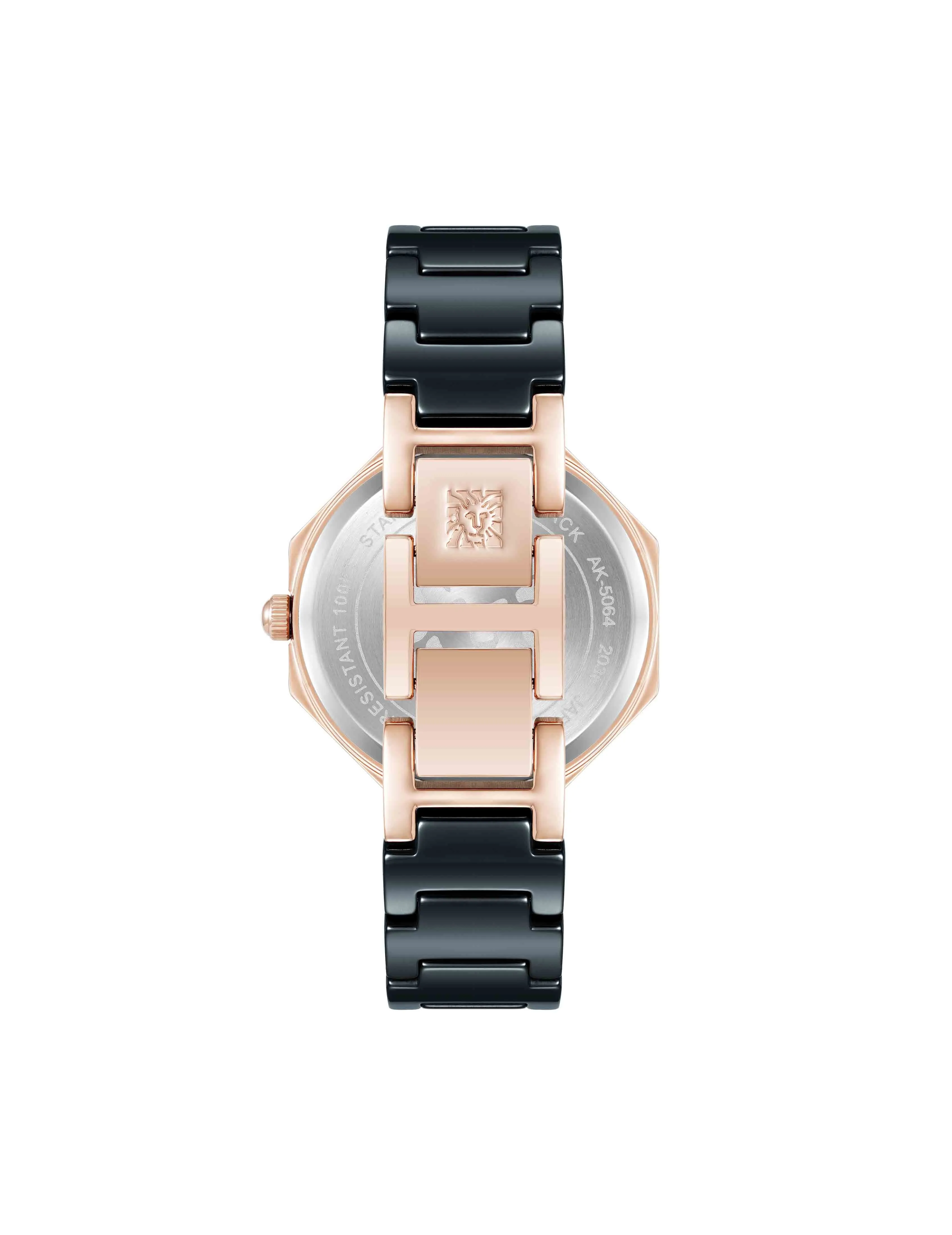 Octagonal Ceramic Diamond Dial Bracelet Watch sold by Anne Klein product image thumbnail 2