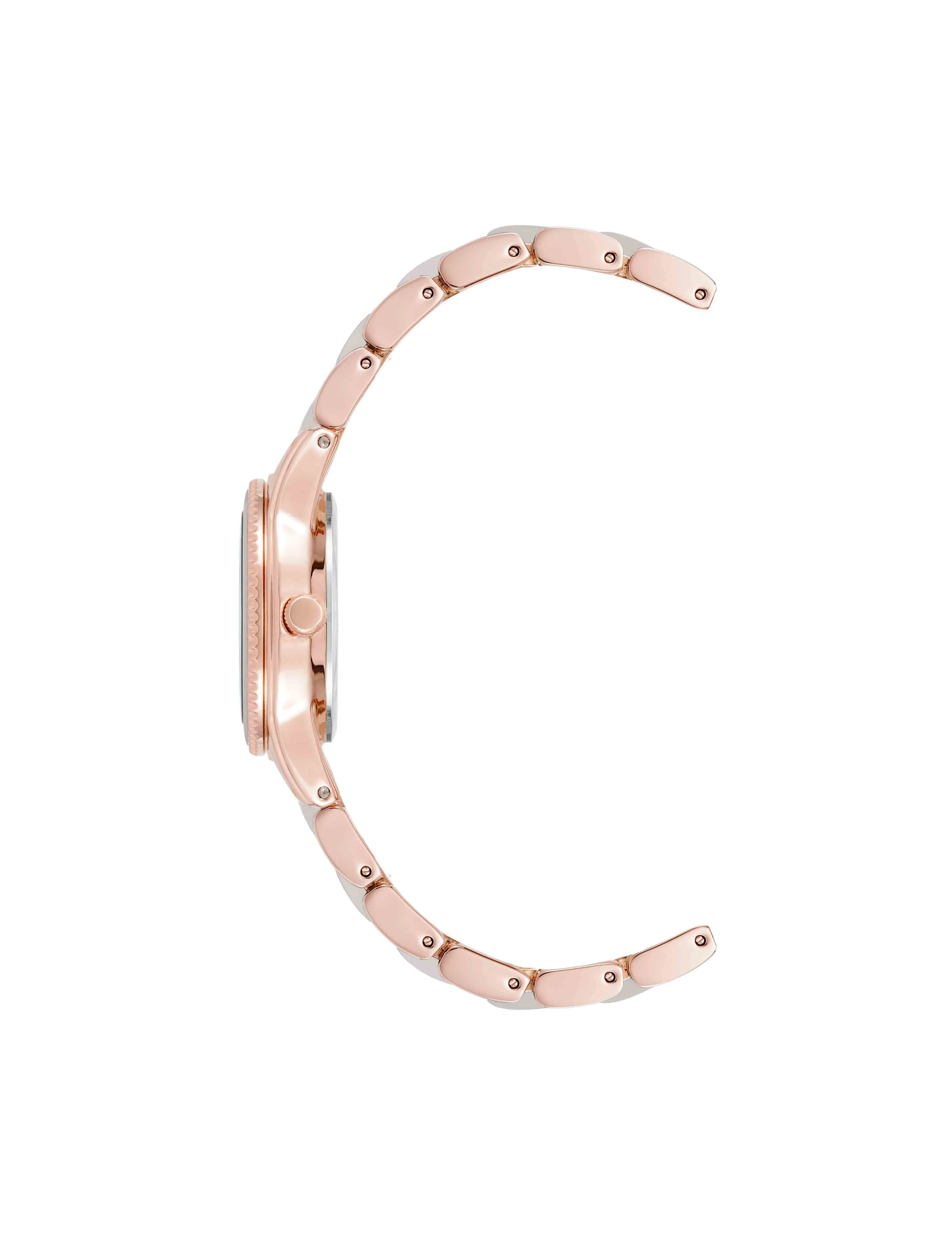 Pearlescent Acetate Link Bracelet Watch sold by Anne Klein product image thumbnail 3