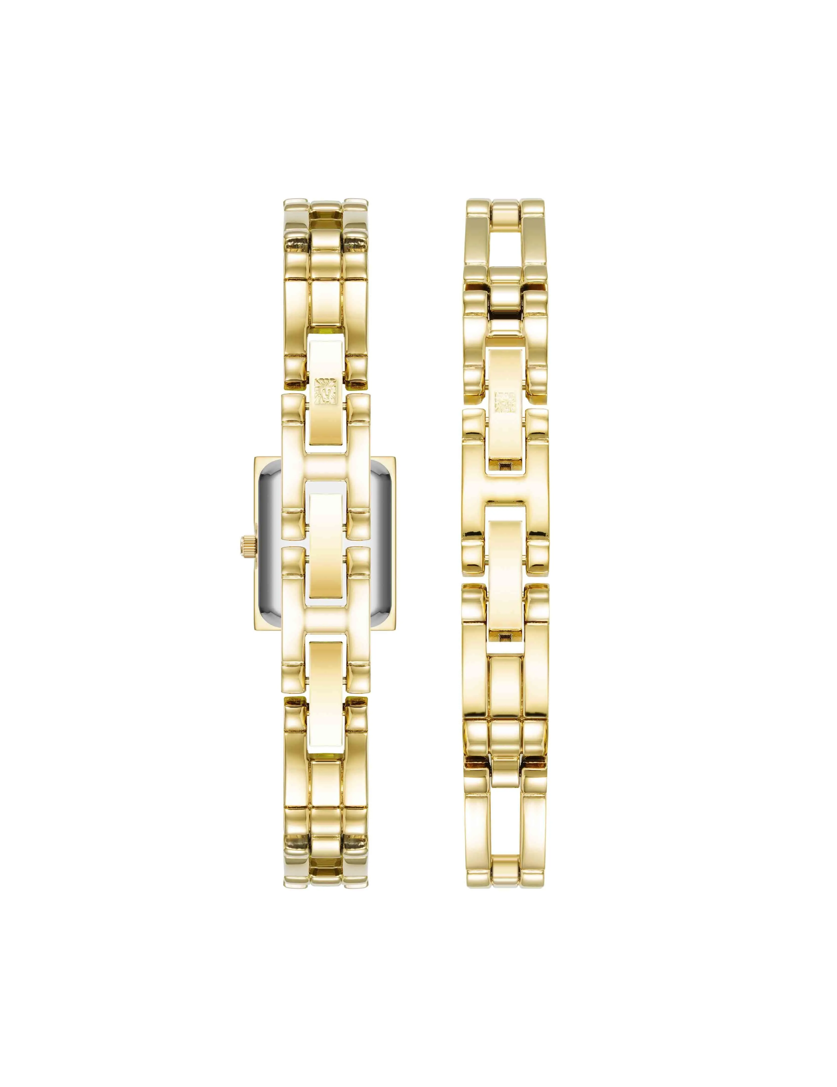 Iconic Rectangular Case Bangle Watch Set sold by Anne Klein product image thumbnail 3