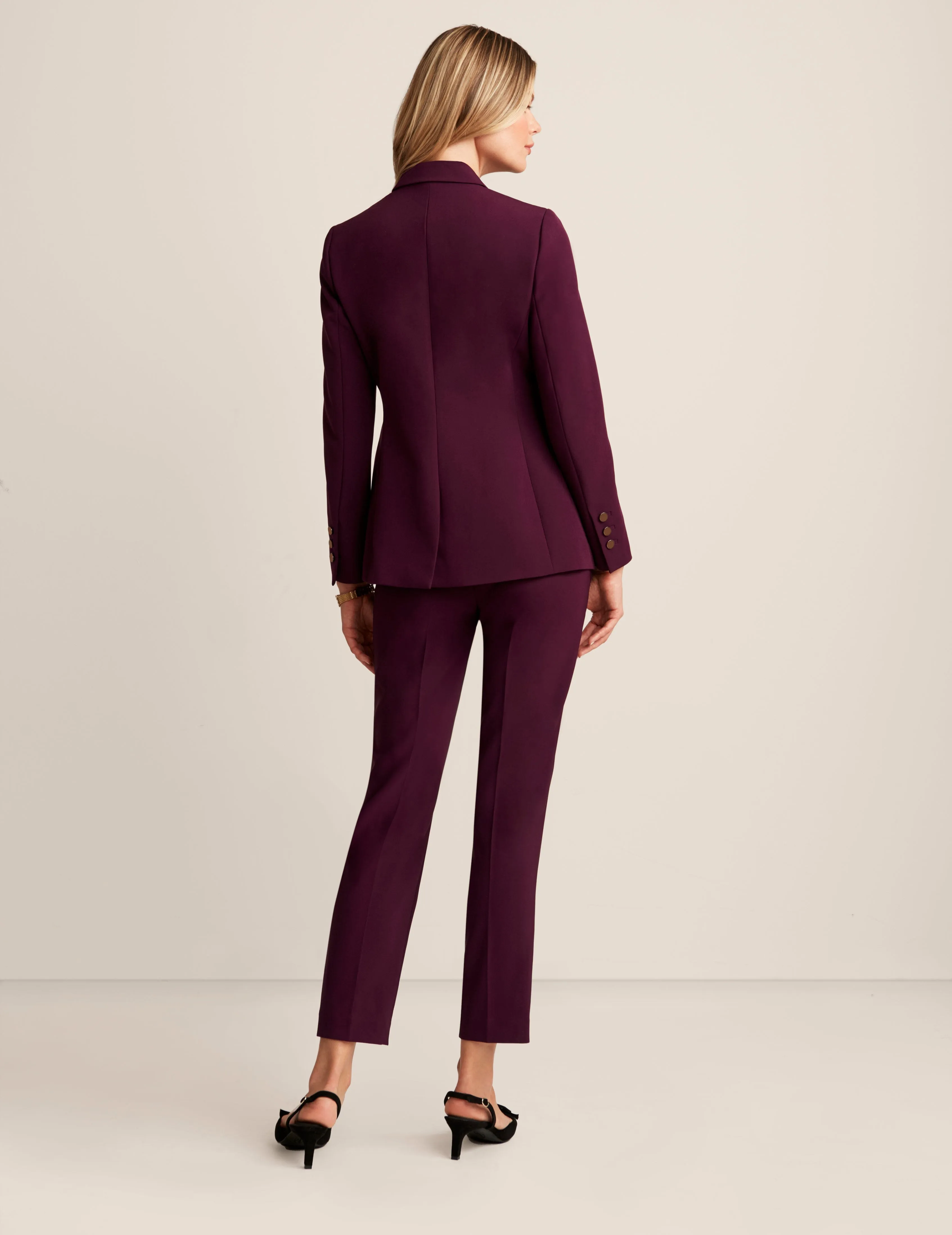 Anne Stretch Triple Pocket Jacket sold by Anne Klein product image thumbnail 2