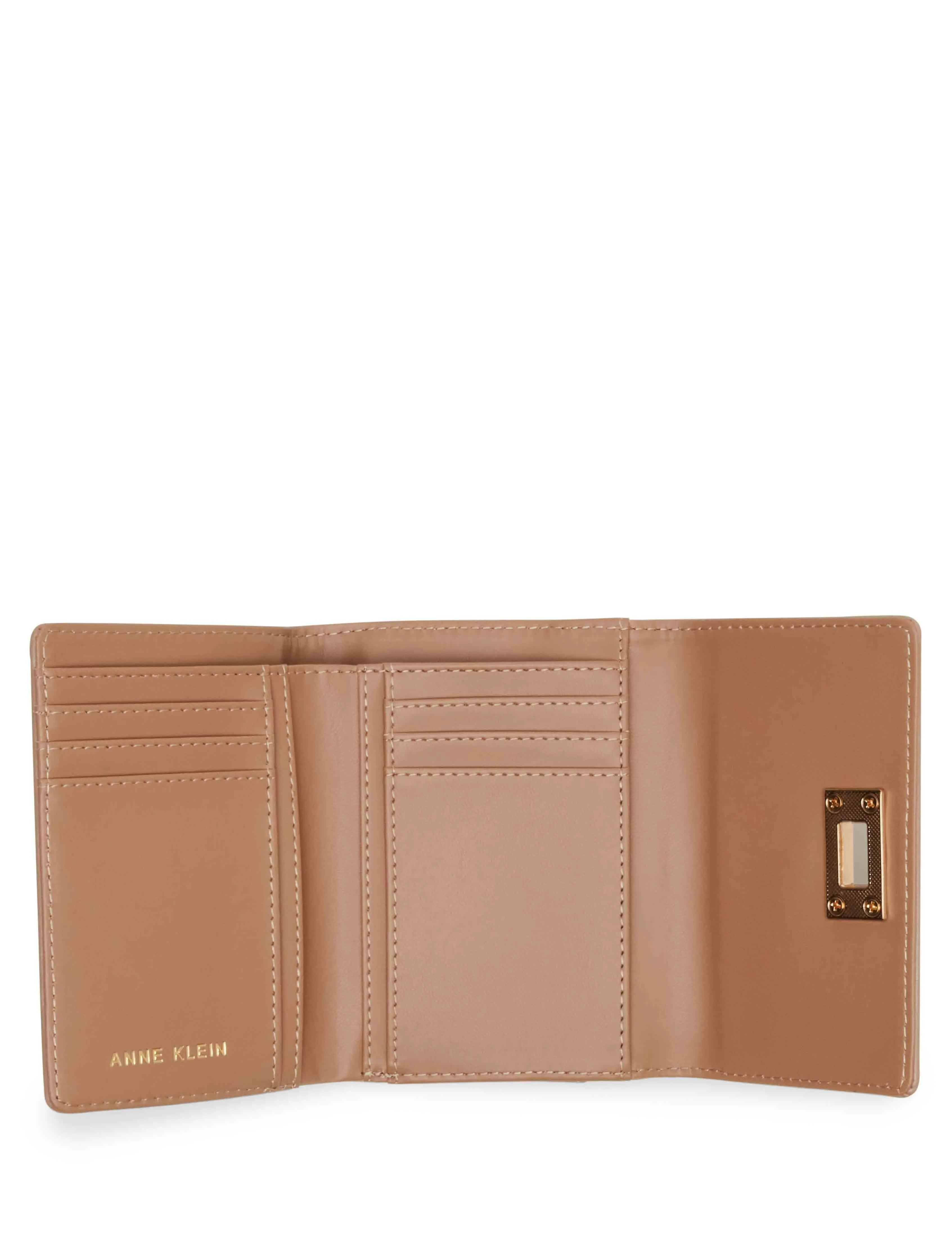 Medium Flap Wallet With Enamel Turn Lock sold by Anne Klein product image thumbnail 2