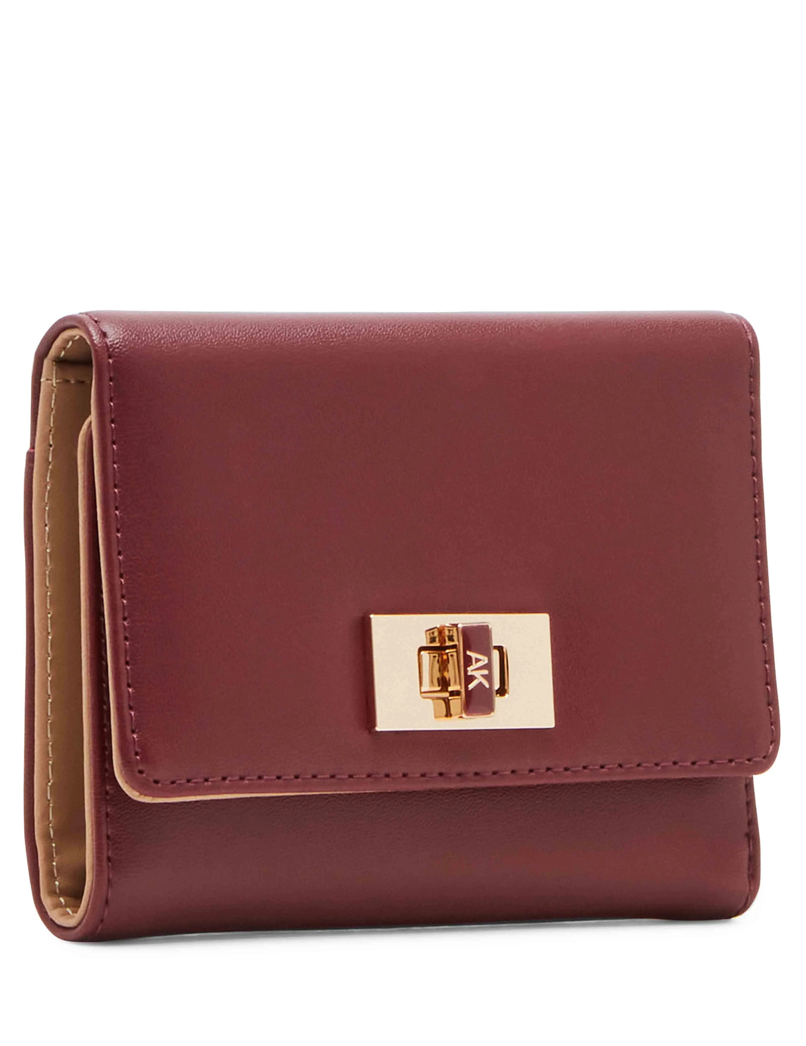 Medium Flap Wallet With Enamel Turn Lock sold by Anne Klein product image thumbnail 2