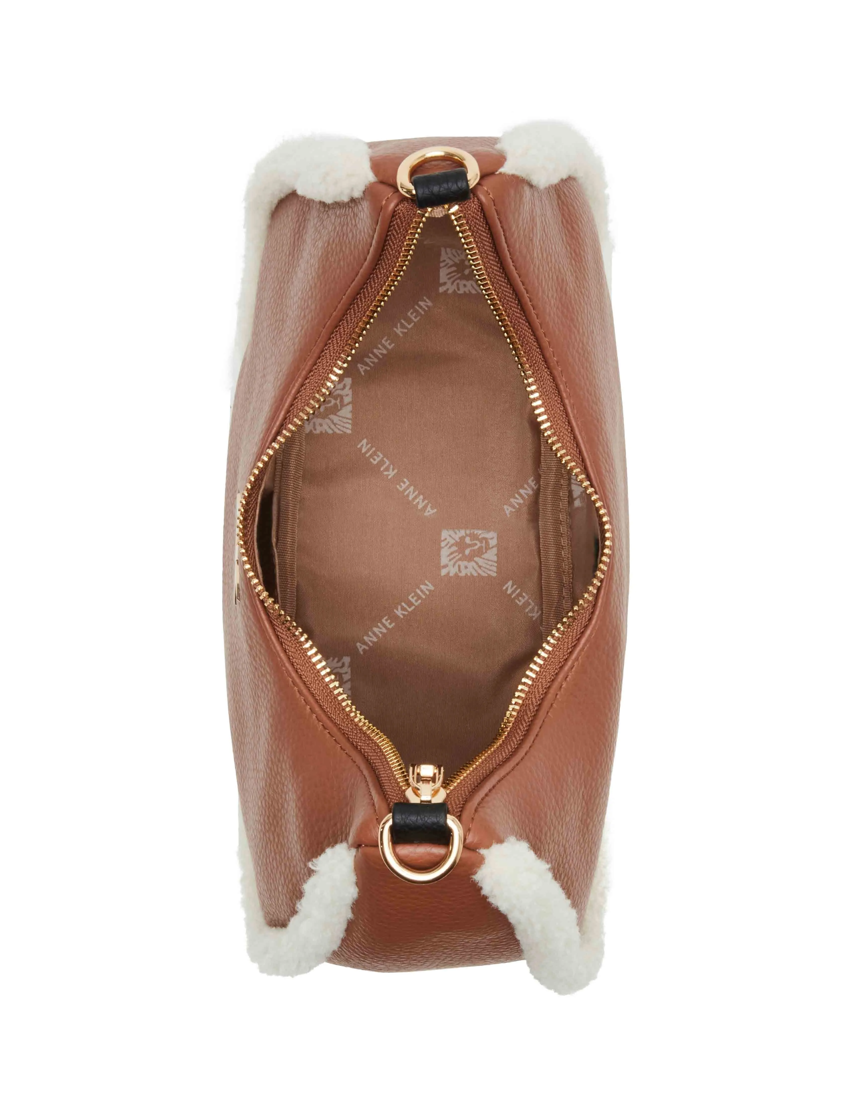 Sherpa Crescent Shoulder Bag With Swag Chain sold by Anne Klein product image thumbnail 2