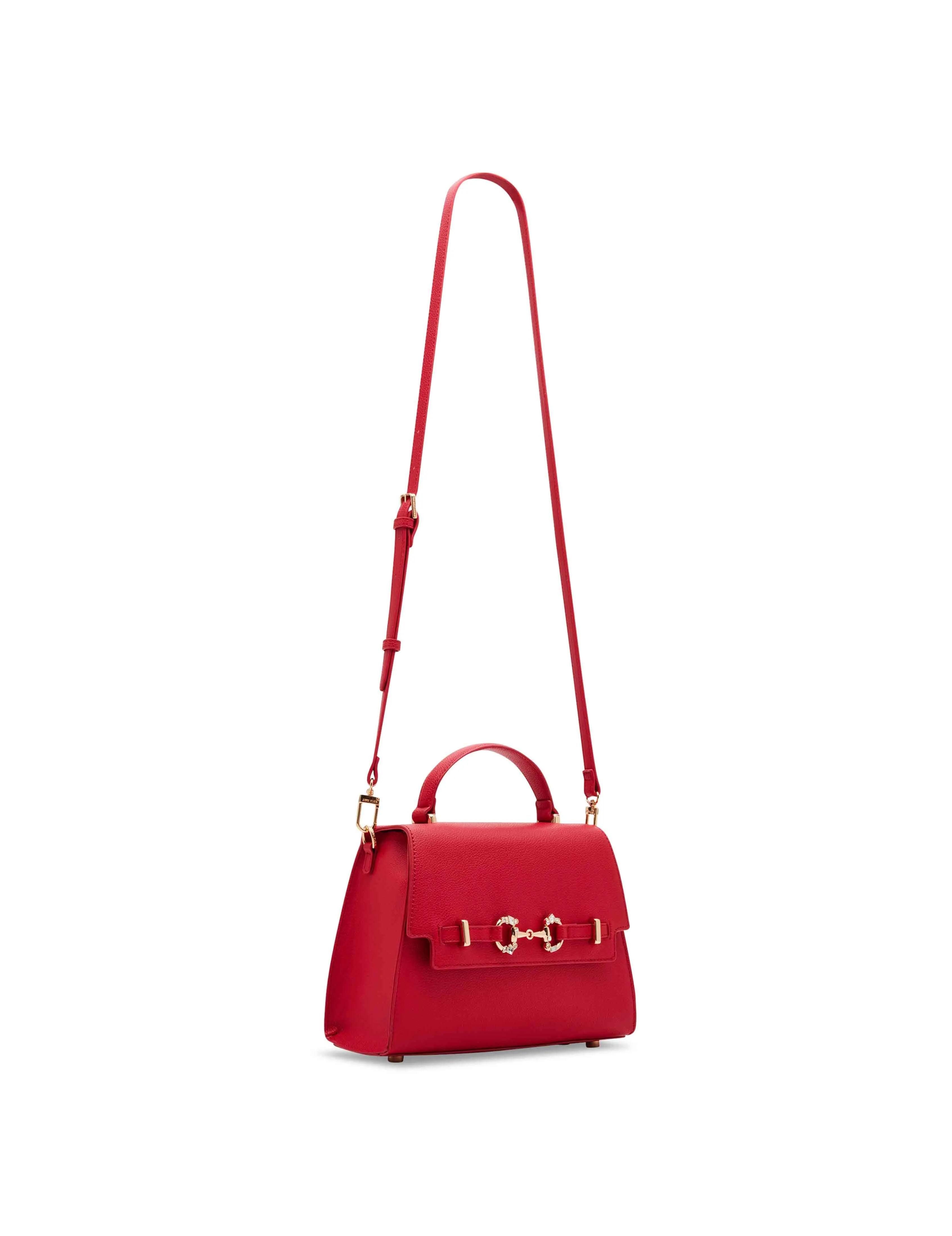 Top Handle Satchel With Embellished Horse Bit Detailing sold by Anne Klein product image thumbnail 3