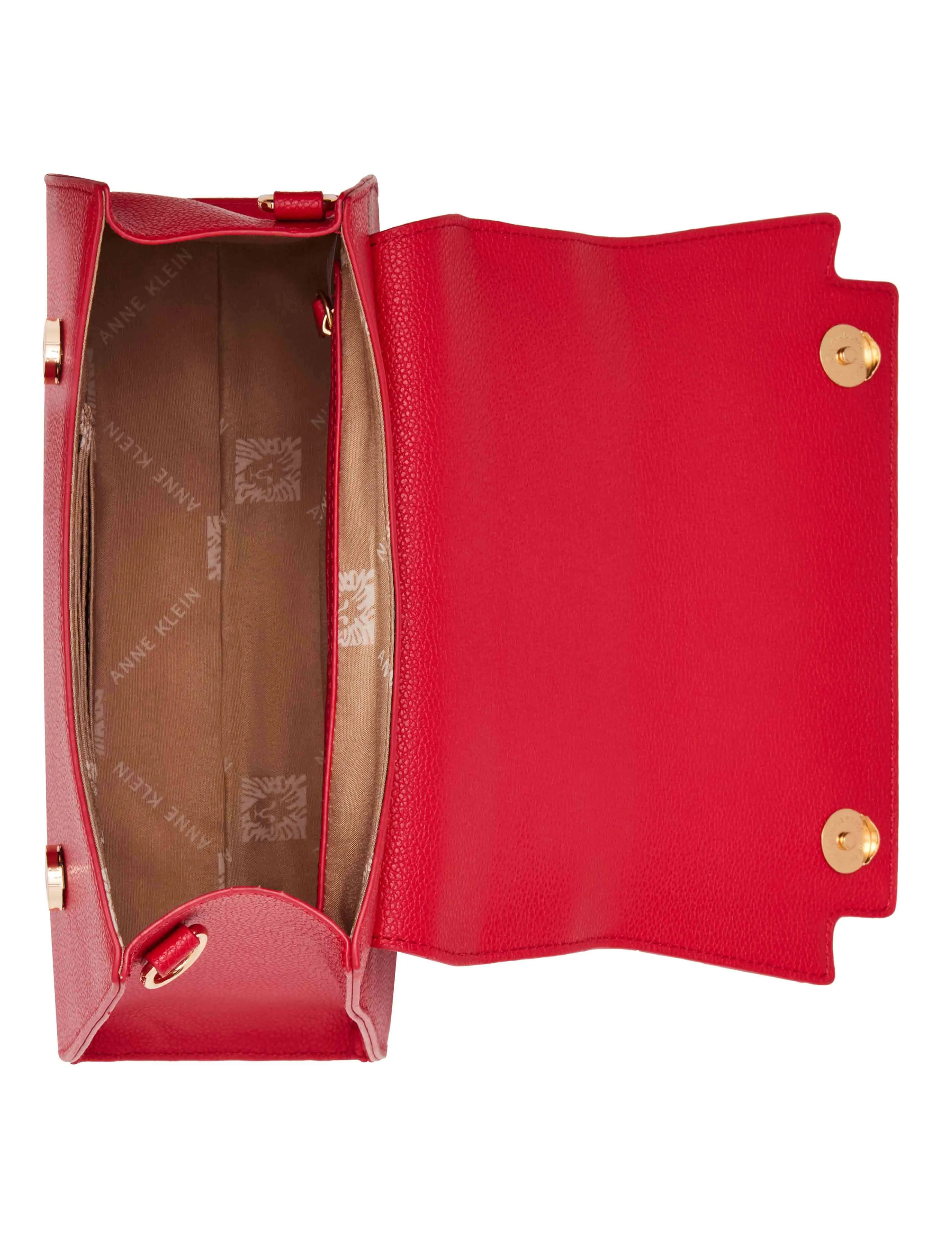 Top Handle Satchel With Embellished Horse Bit Detailing sold by Anne Klein product image thumbnail 4