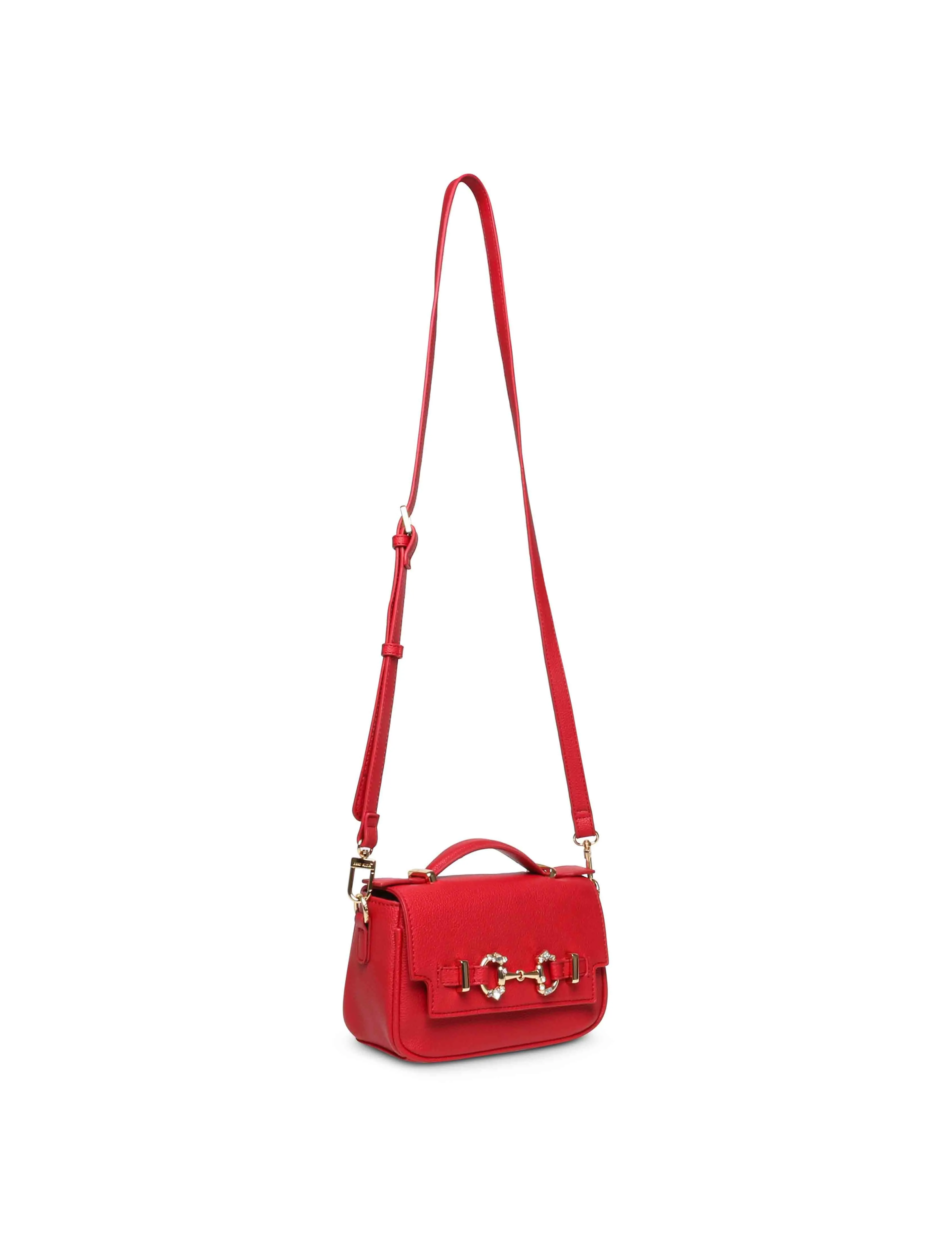 Top Handle Flap Crossbody With Embellished Horse Bit Detailing sold by Anne Klein product image thumbnail 2