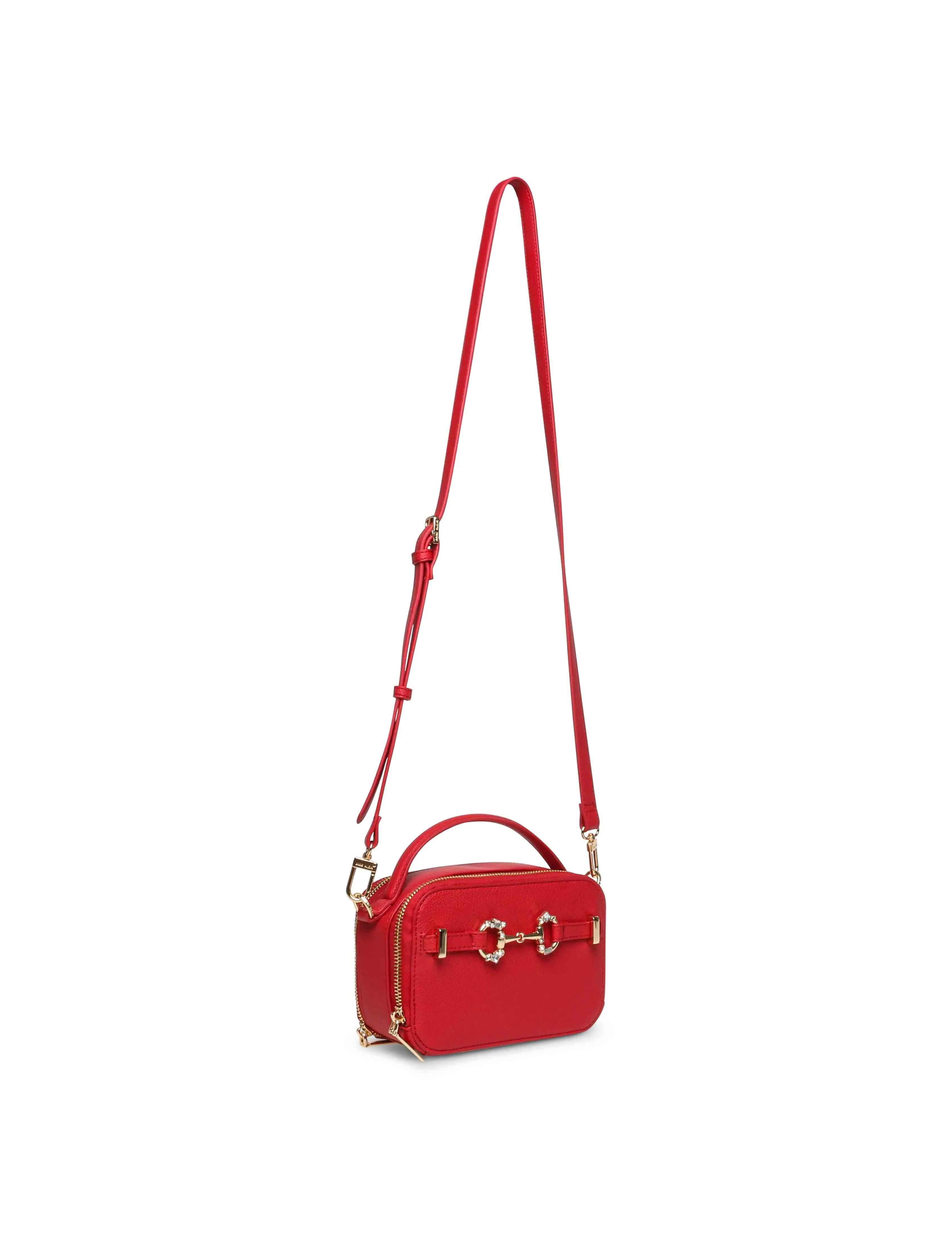 Double Zip Camera Bag With Embellished Horse Bit Detailing sold by Anne Klein product image thumbnail 2