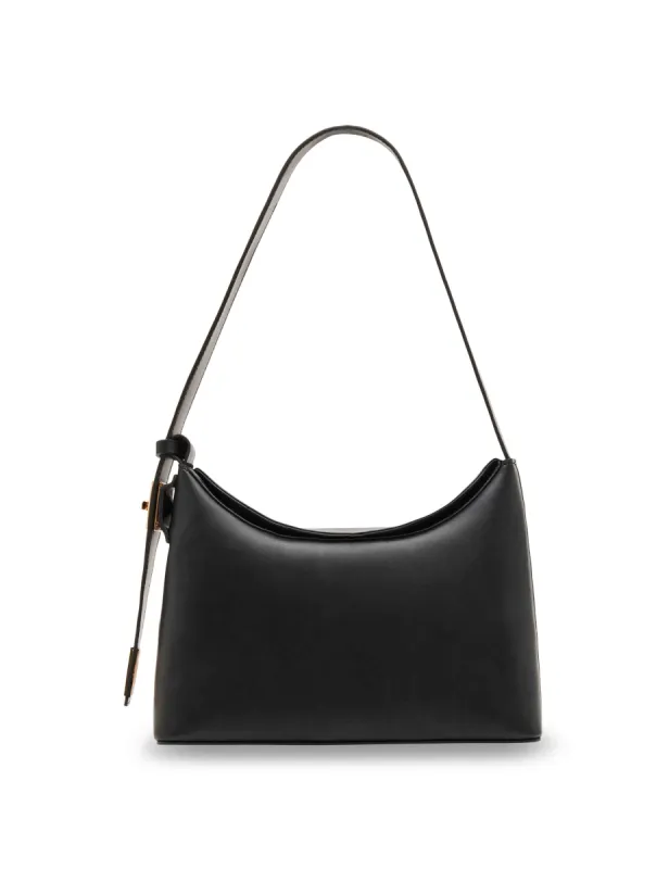 Fold Over Shoulder Bag With Enamel Turn Lock sold by Anne Klein
