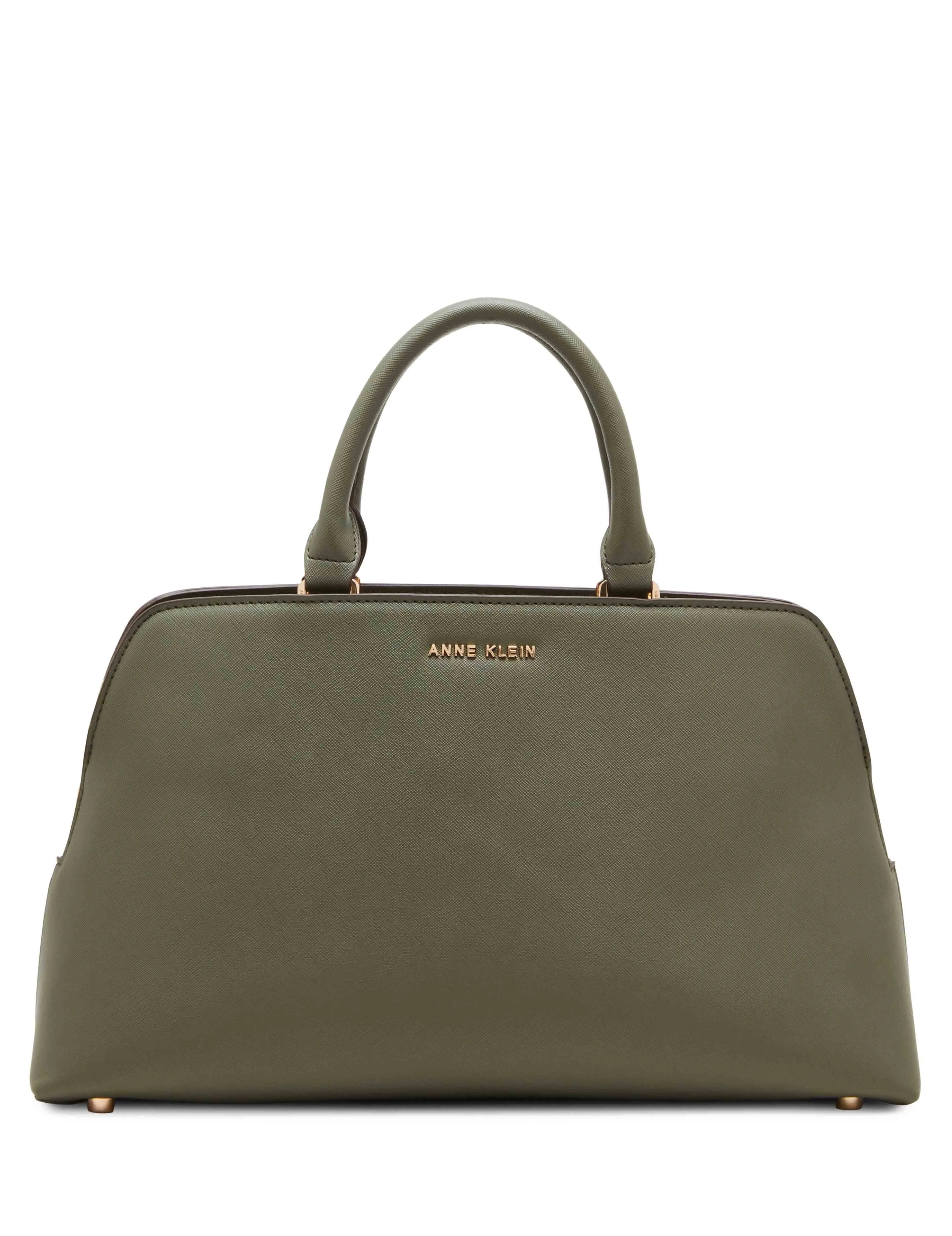 Rounded Edge Triple Compartment Satchel With Detachable Case sold by Anne Klein product image thumbnail 2