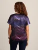 Short Sleeve Blouse With Bateau Neckline sold by Anne Klein