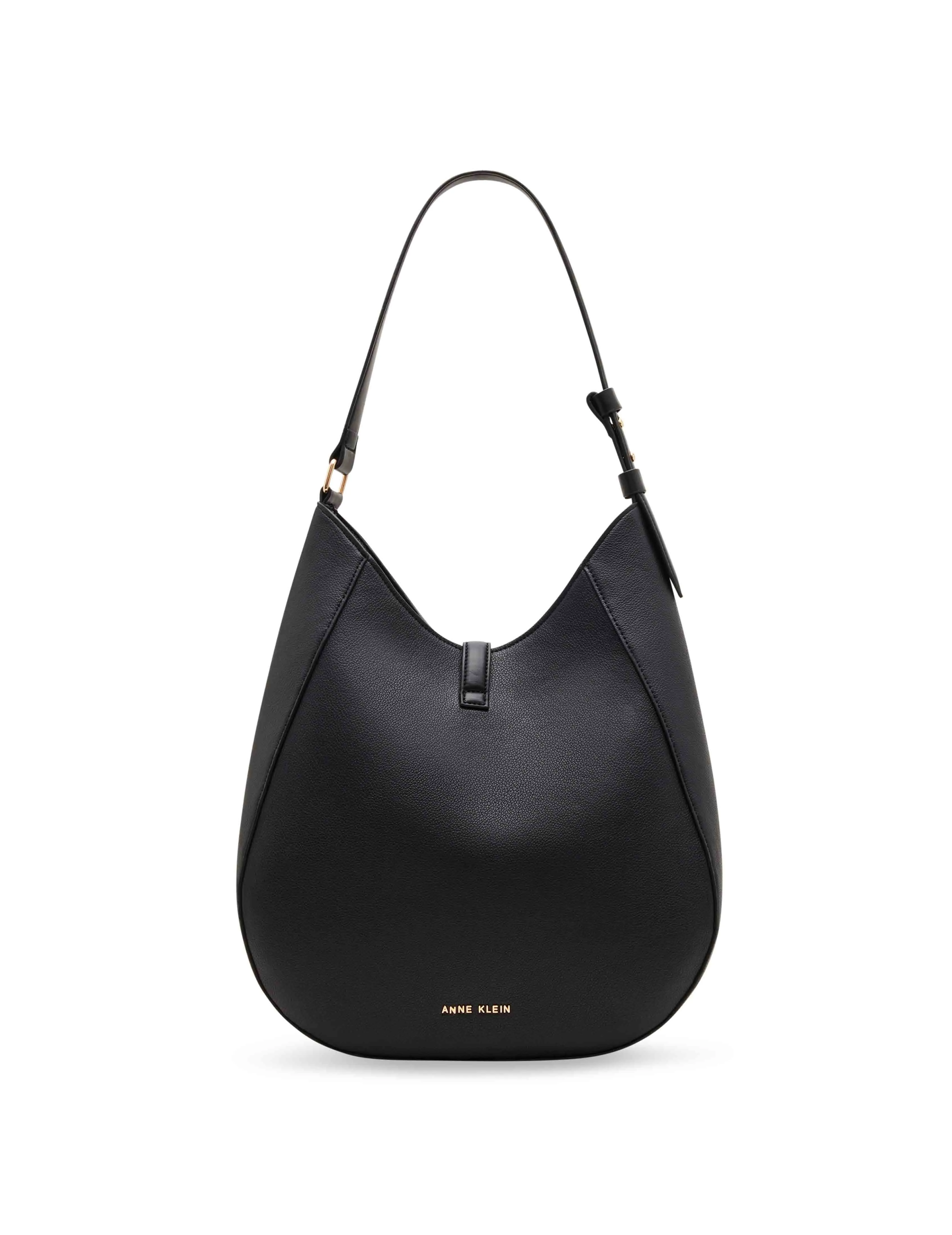 NS Hobo With Sculpted Buckle Detailing And Pouch sold by Anne Klein product image thumbnail 4