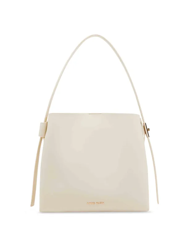 Medium Bucket Hobo With Enamel Turn Lock sold by Anne Klein