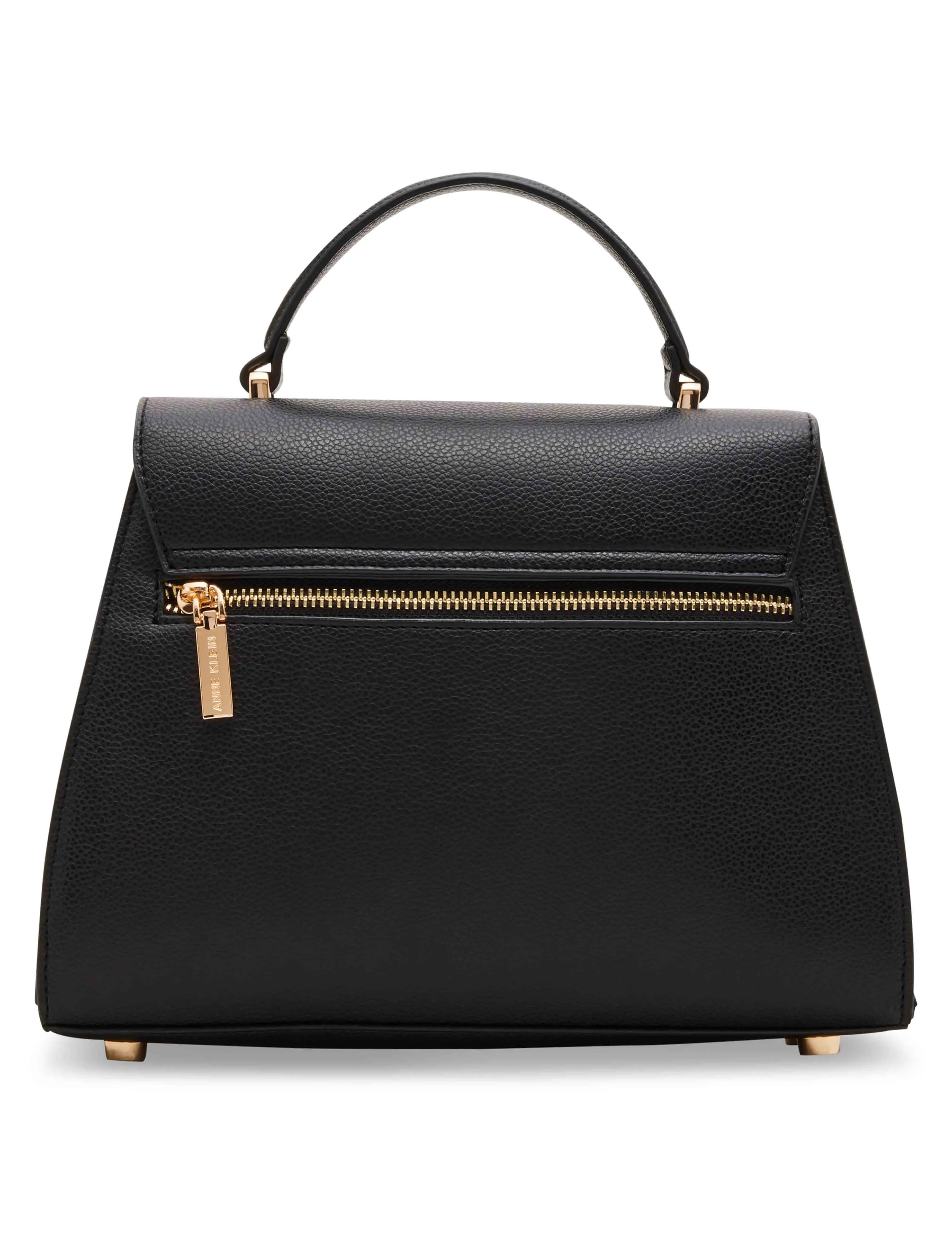 Top Handle Satchel With Embellished Horse Bit Detailing sold by Anne Klein product image thumbnail 3