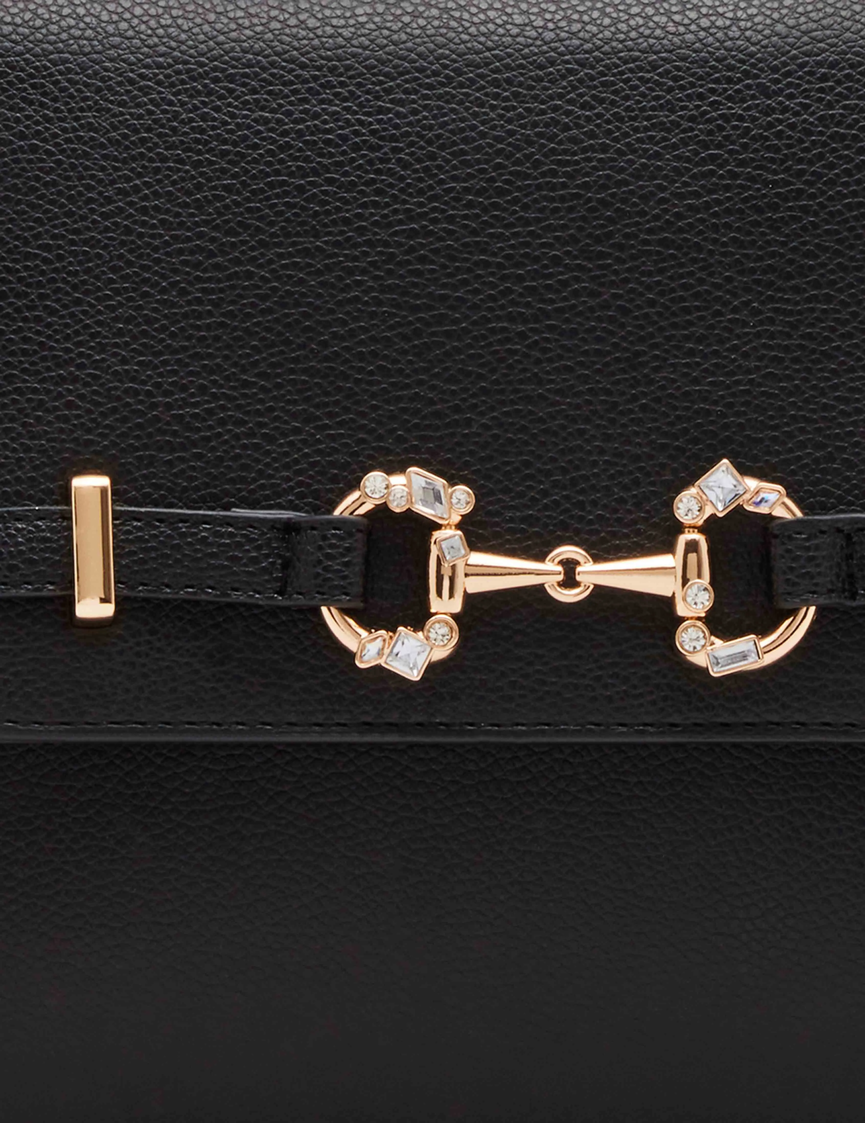 Top Handle Satchel With Embellished Horse Bit Detailing sold by Anne Klein product image thumbnail 5