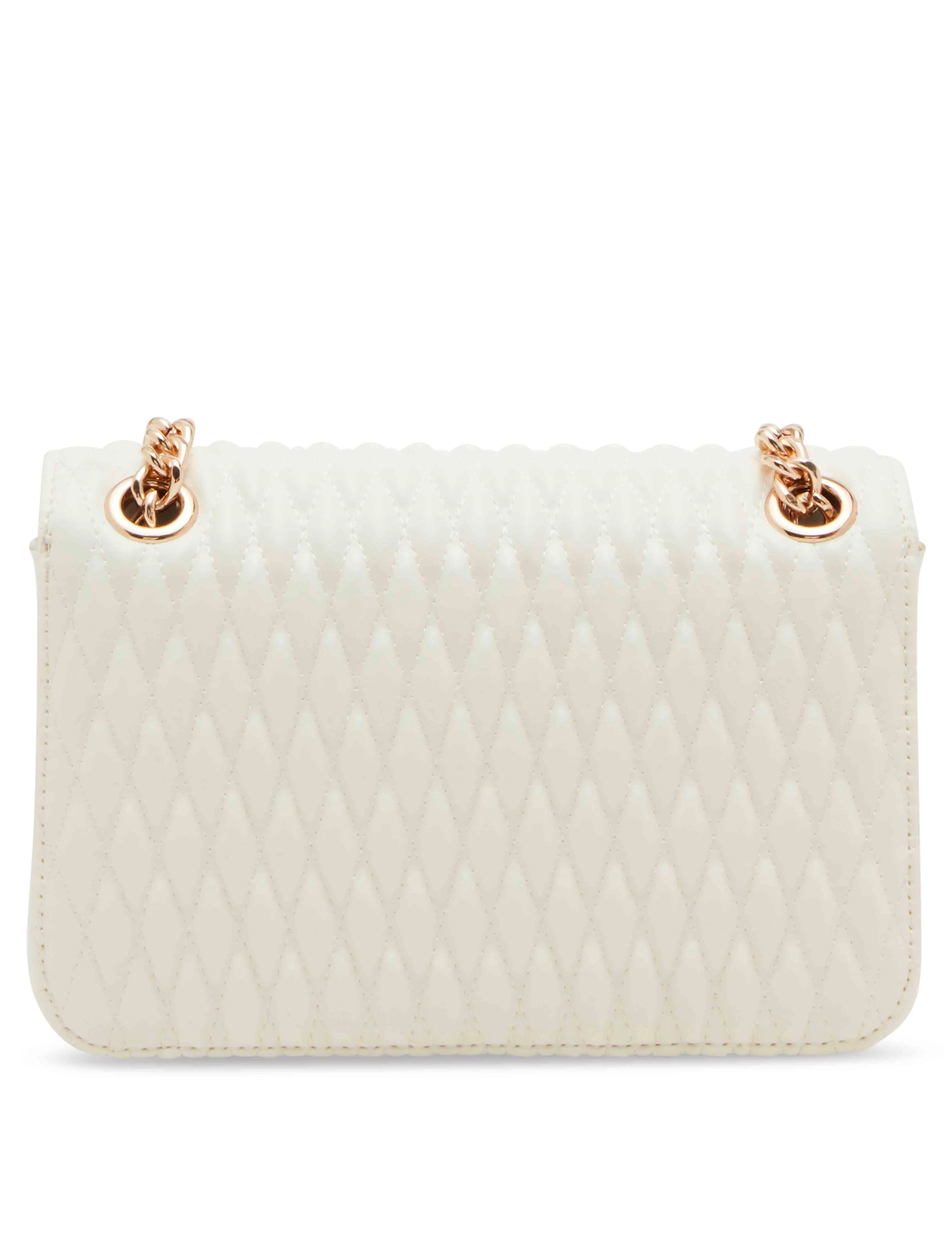 Ruched Flap Crossbody With Oversized Chain Swag sold by Anne Klein product image thumbnail 2