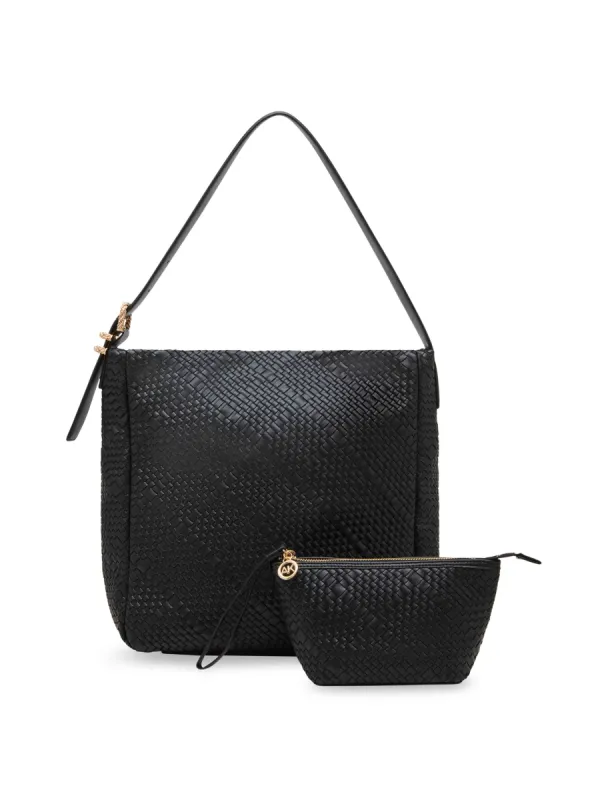 Woven Hobo With Detachable Pouch sold by Anne Klein