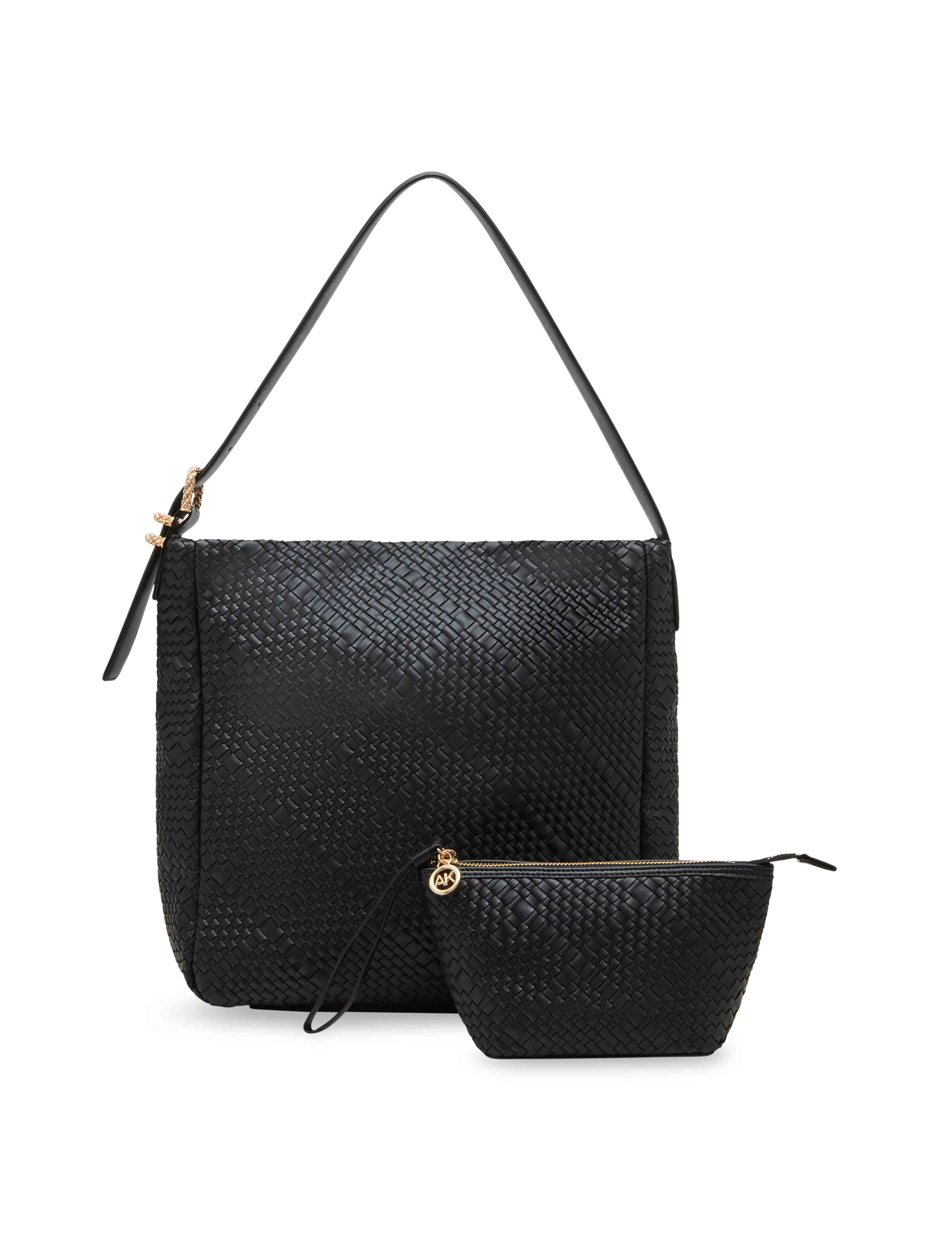 Woven Hobo With Detachable Pouch sold by Anne Klein