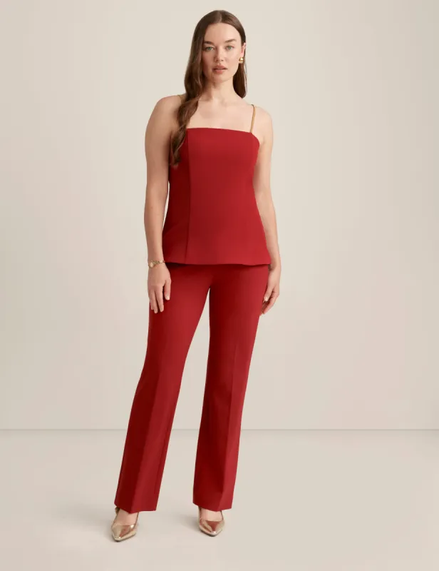 Rhinestone Strap Bustier Top sold by Anne Klein