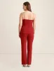 Rhinestone Strap Bustier Top sold by Anne Klein