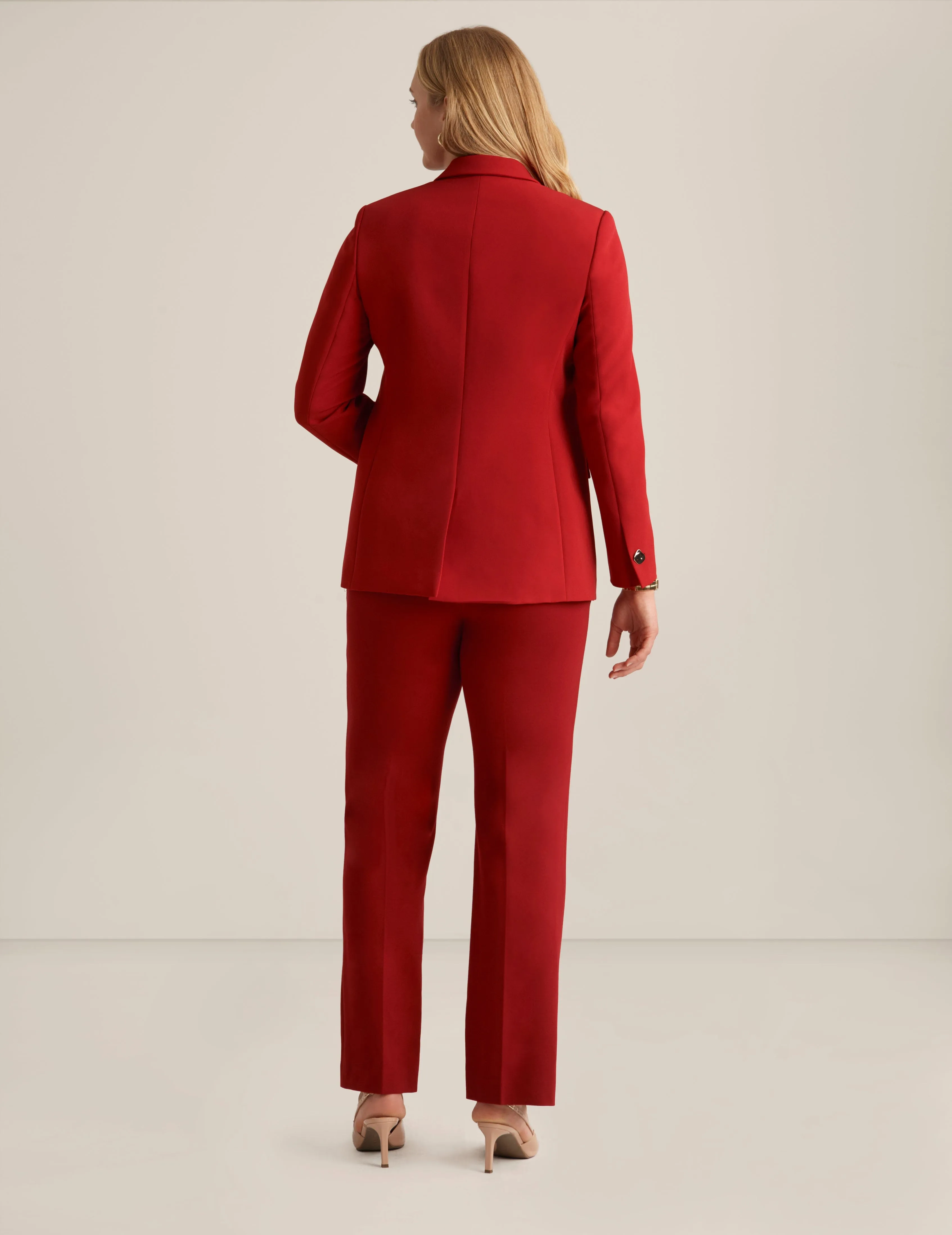 Anne Stretch One Button Peak Lapel Jacket sold by Anne Klein product image thumbnail 3